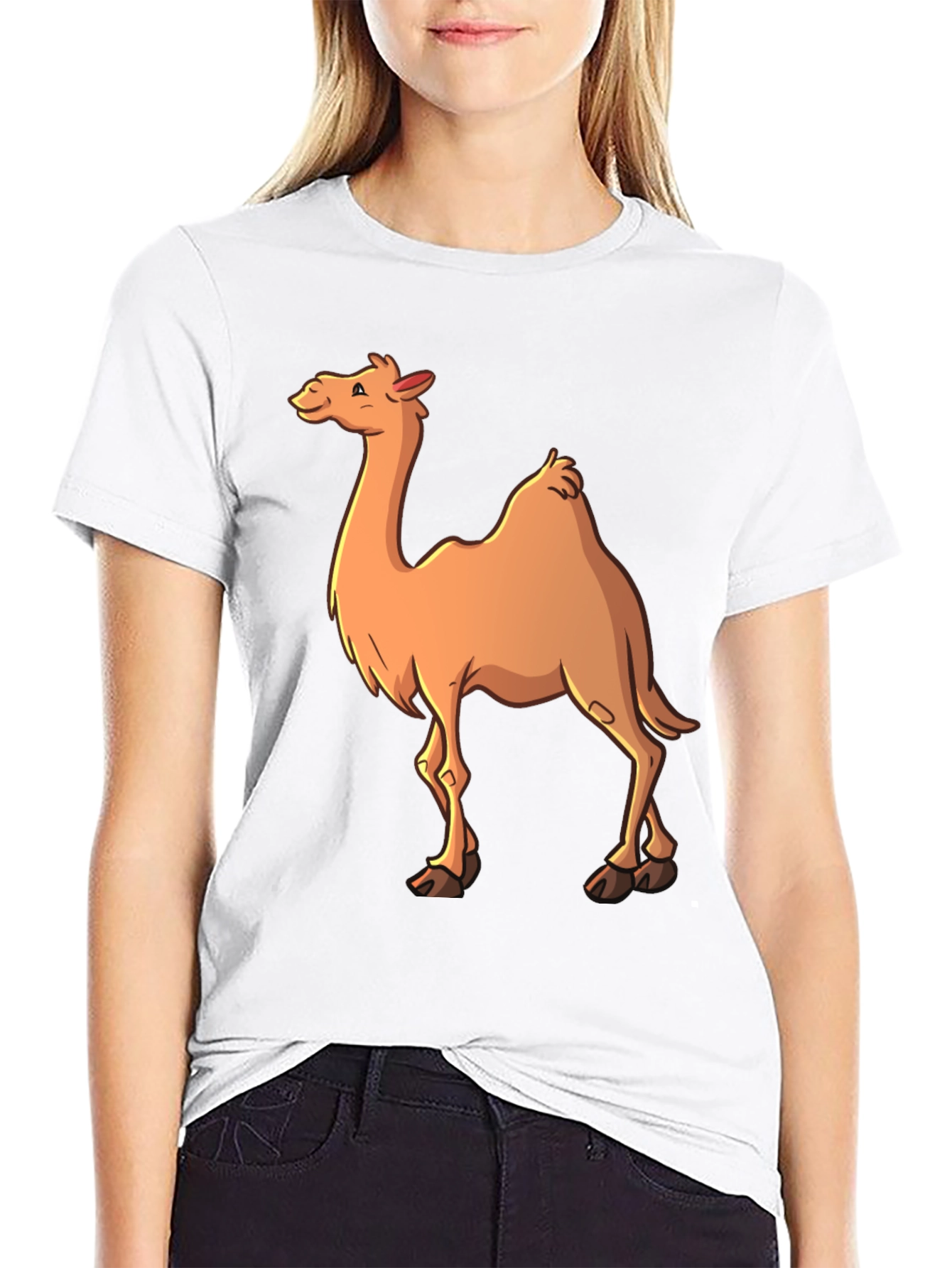 Black Camel Graphic T-Shirt - Men's Black Tee view 9