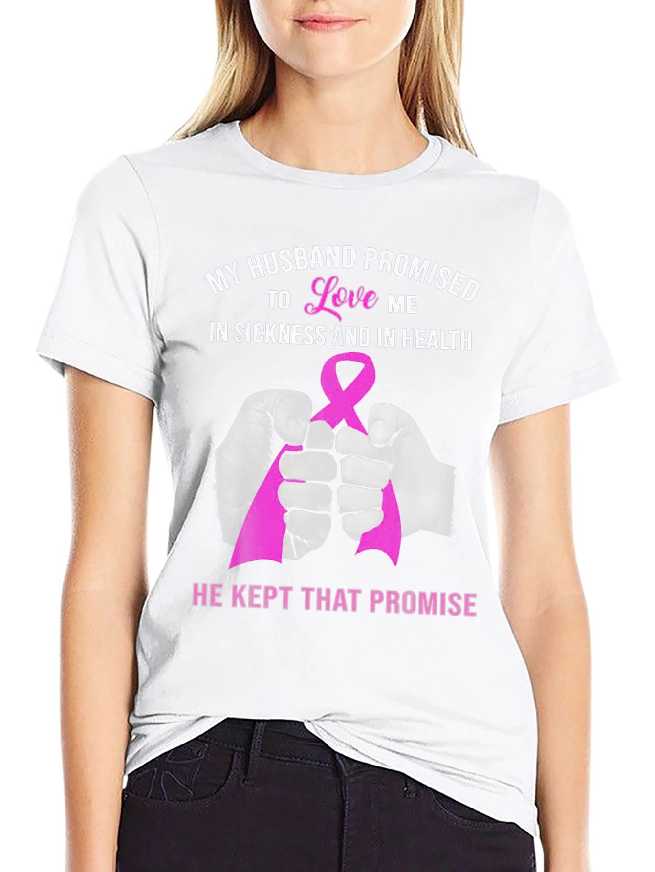 Black Husband Promise T-Shirt - Love & Support Tee view 9