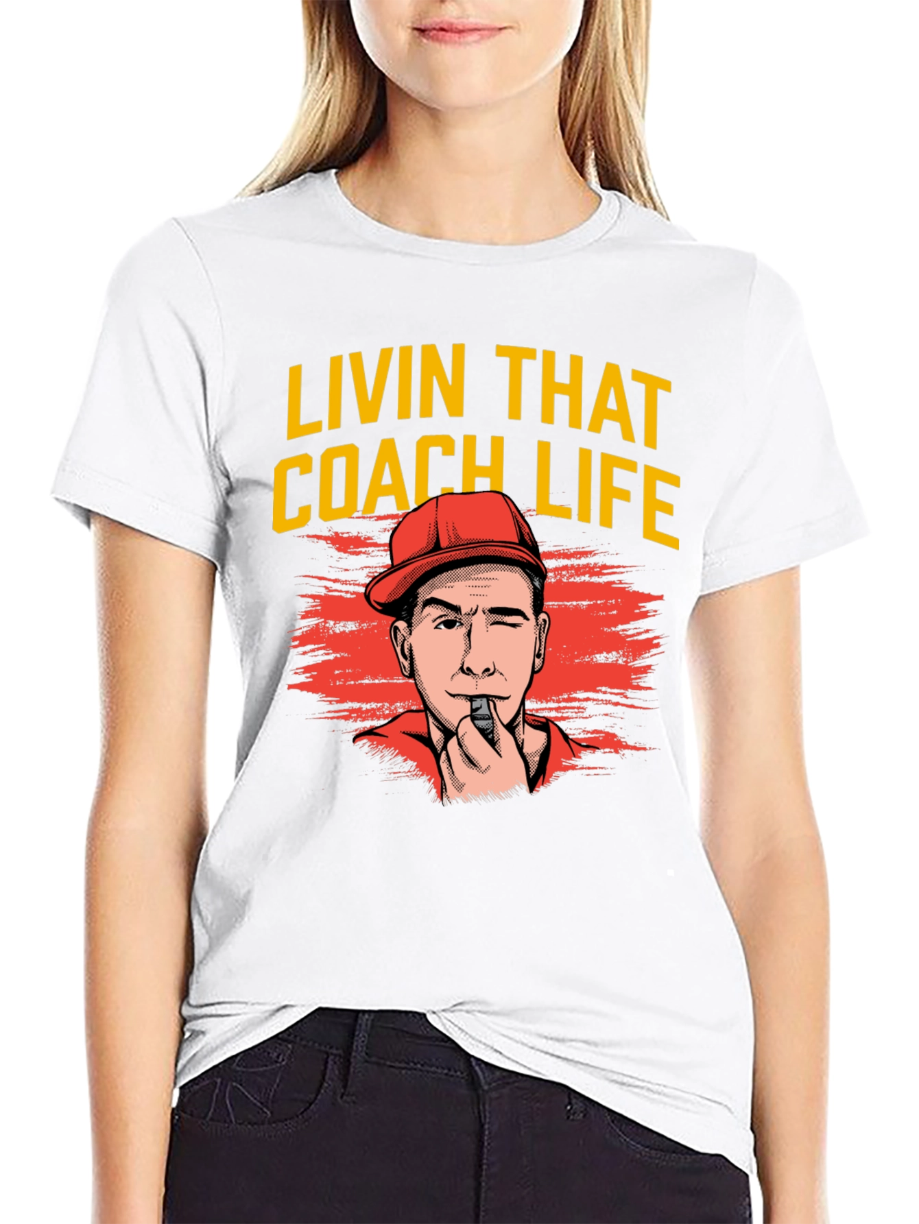 Black Livin That Coach Life T-Shirt view 9