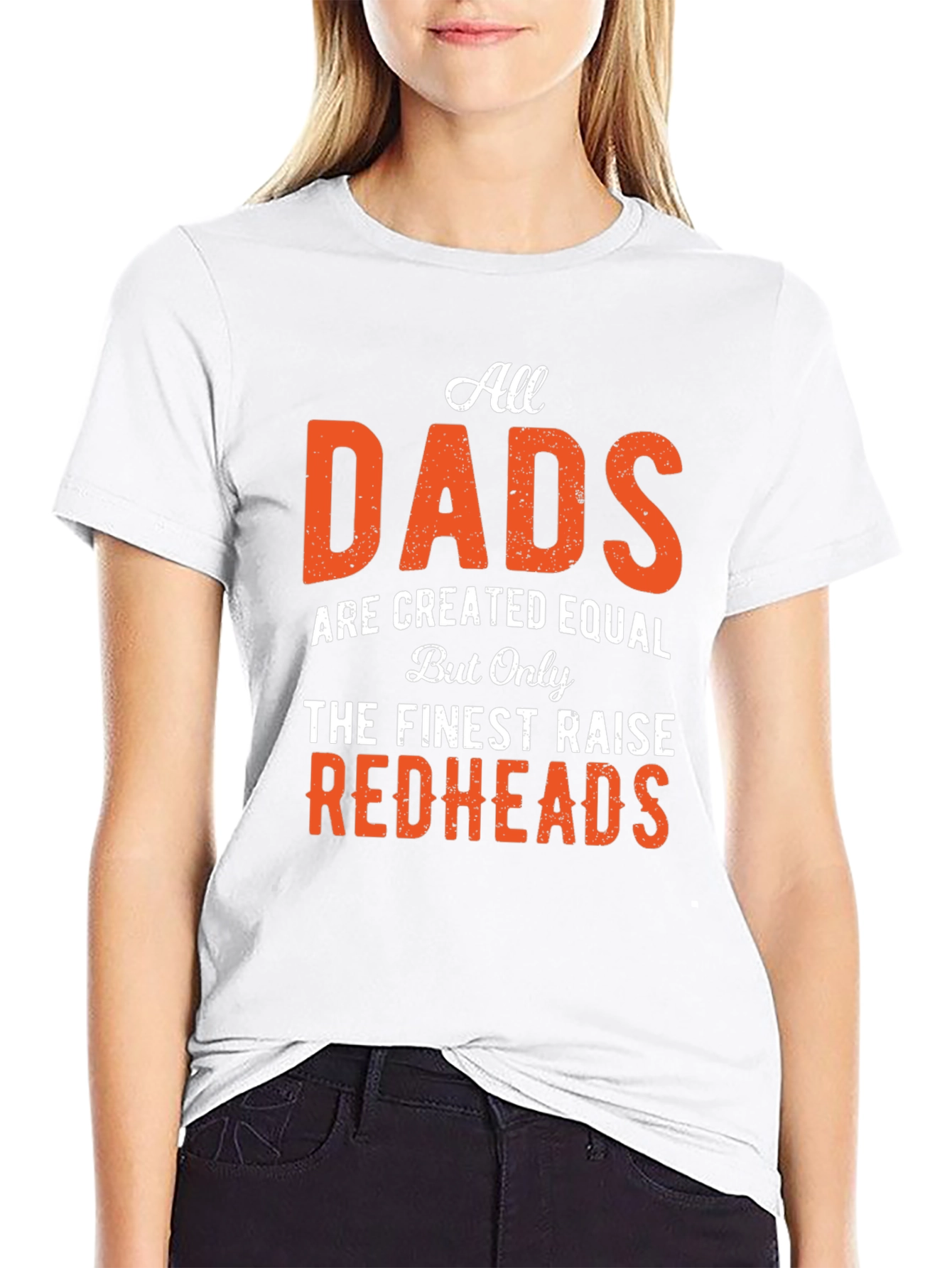 Black All Dads are Created Equal T-Shirt view 9