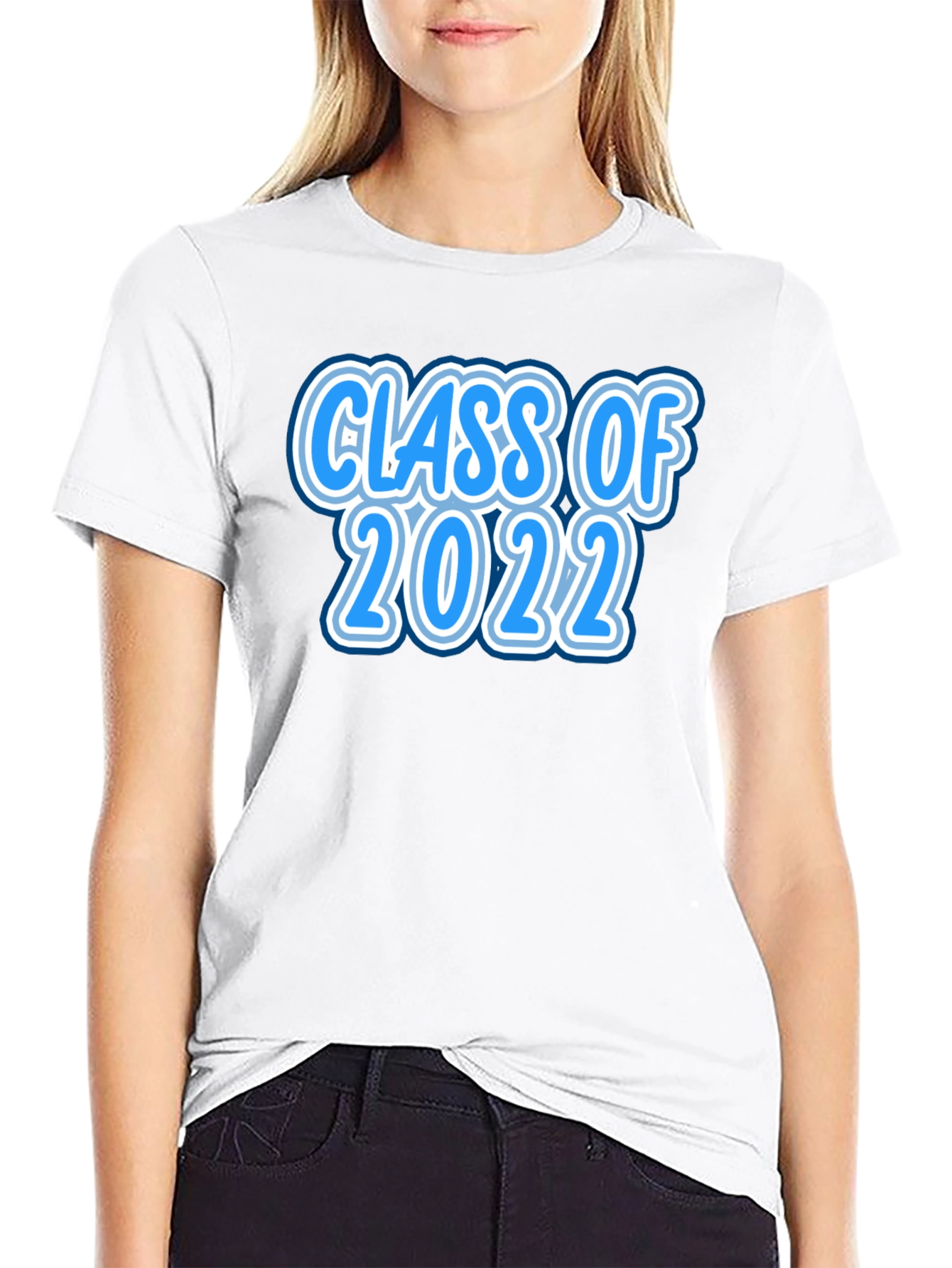Black Class of 2022 Graduation T-Shirt view 9