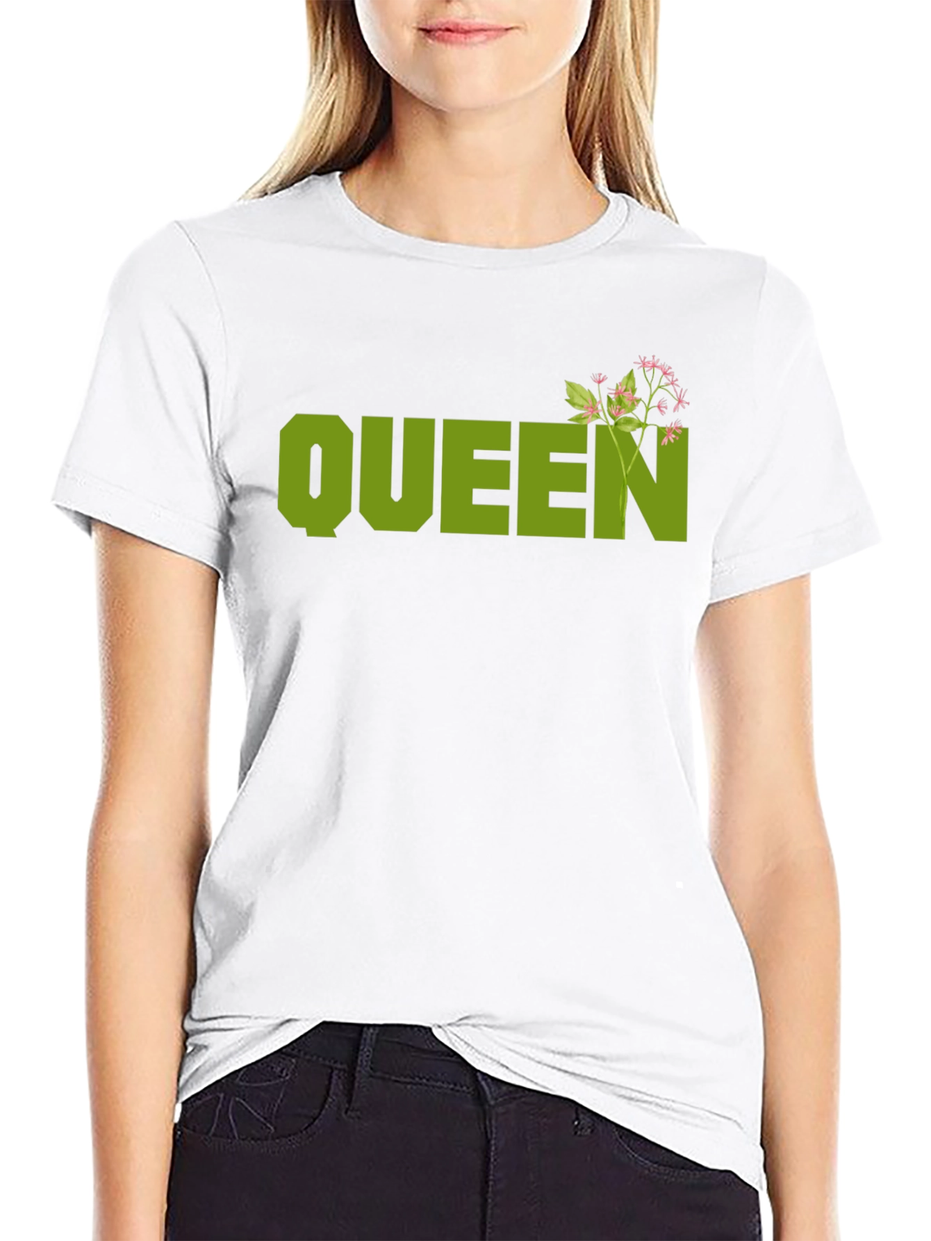Black Queen Graphic Tee - Stylish Black T-Shirt view 9
