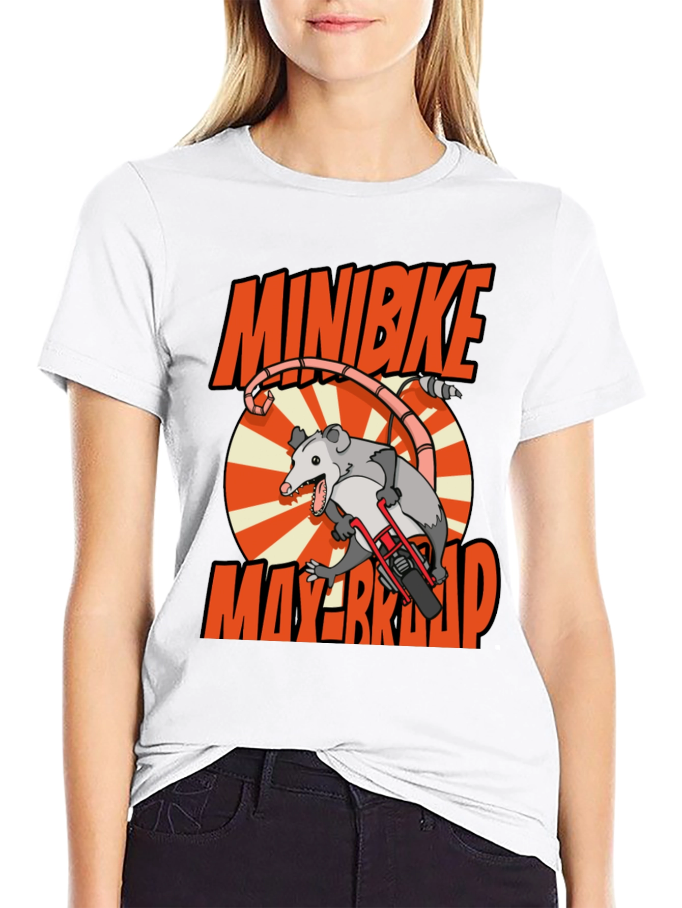 Black Minibike Mayhem Graphic Tee view 9