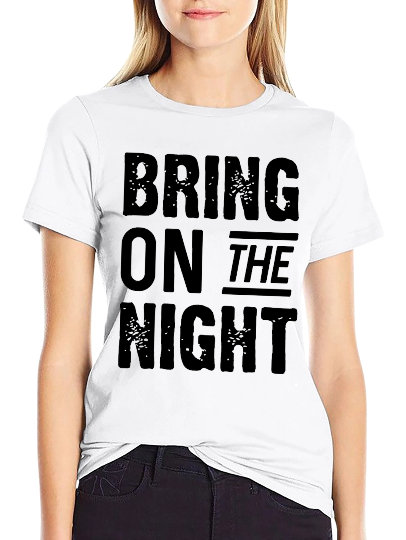 Black Bring On The Night Graphic Tee view 9