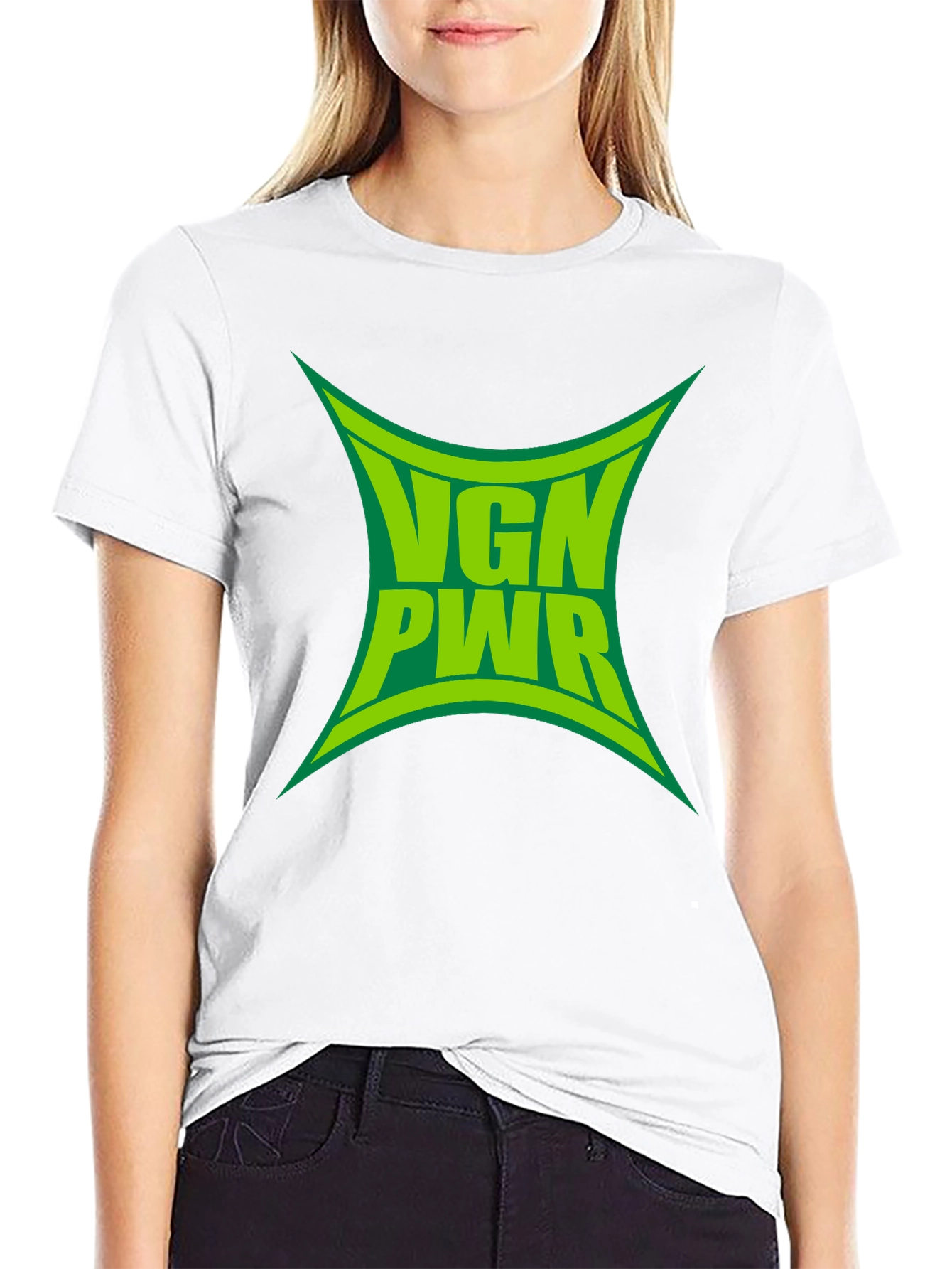 VGN PWR Graphic Tee - Vegan Power Black T-Shirt - 9