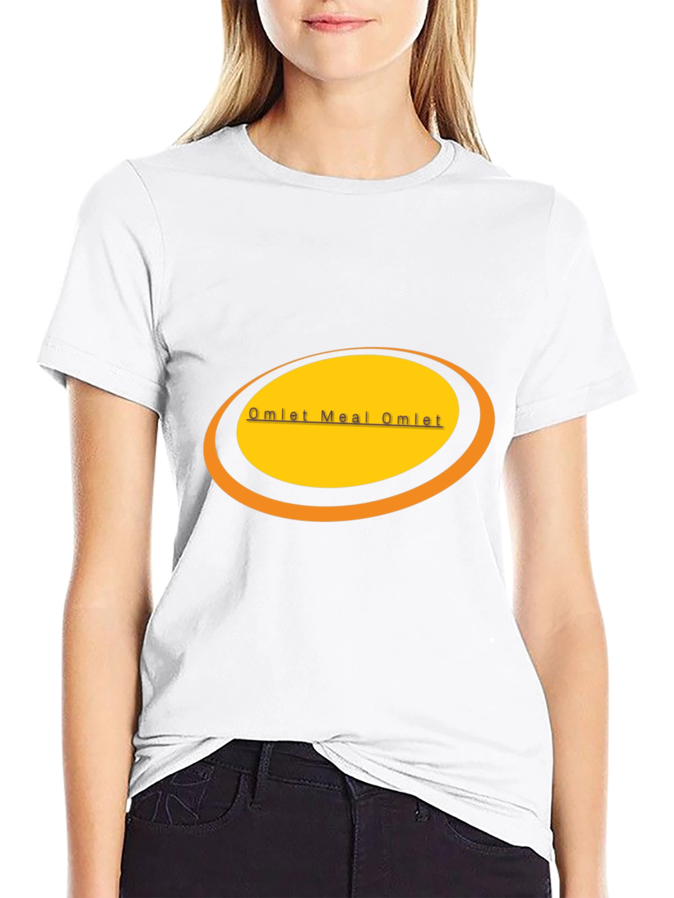Black Omelet Meal Omelet T-Shirt view 9