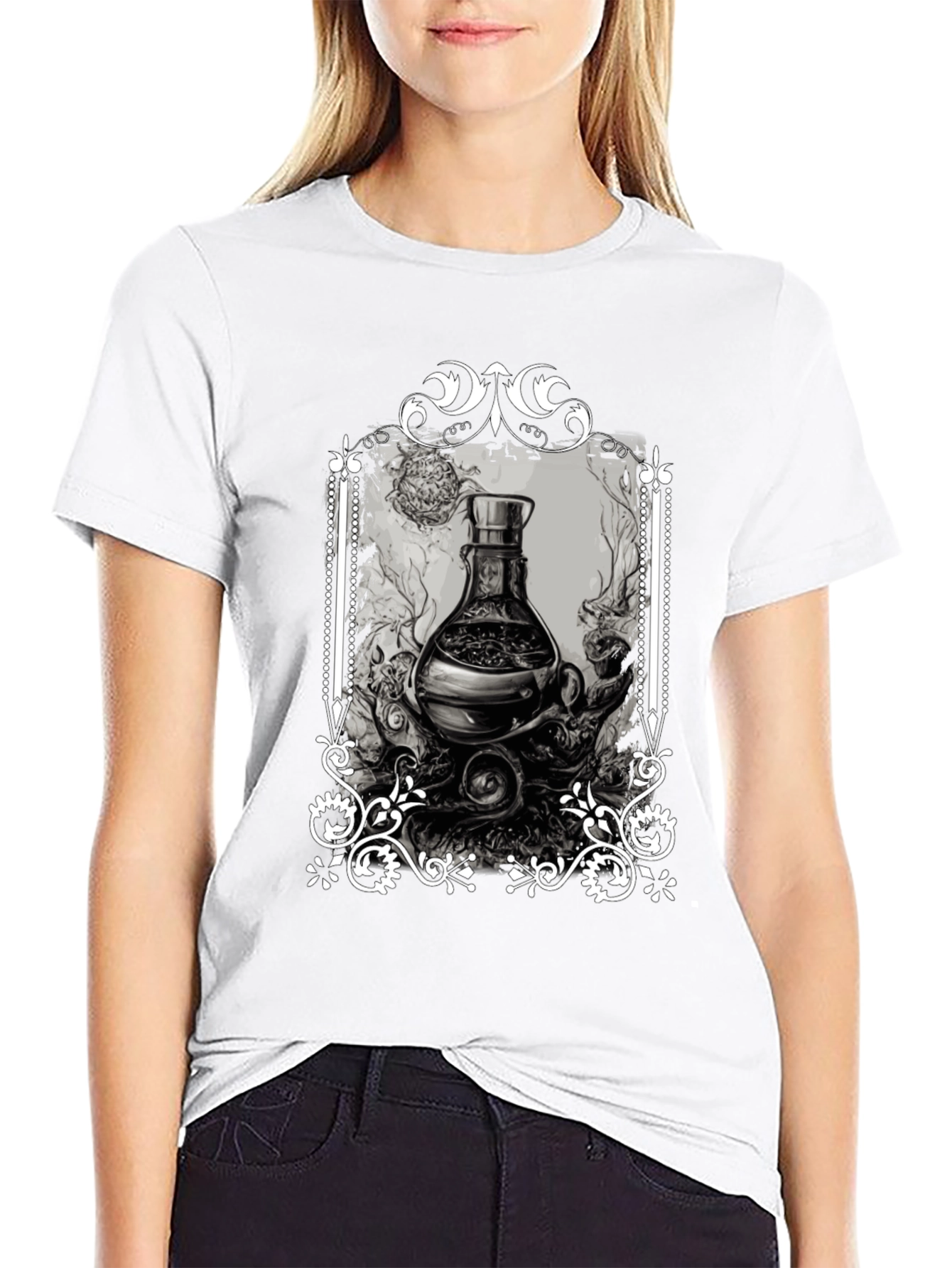 Black Vintage Potion T-Shirt view 9