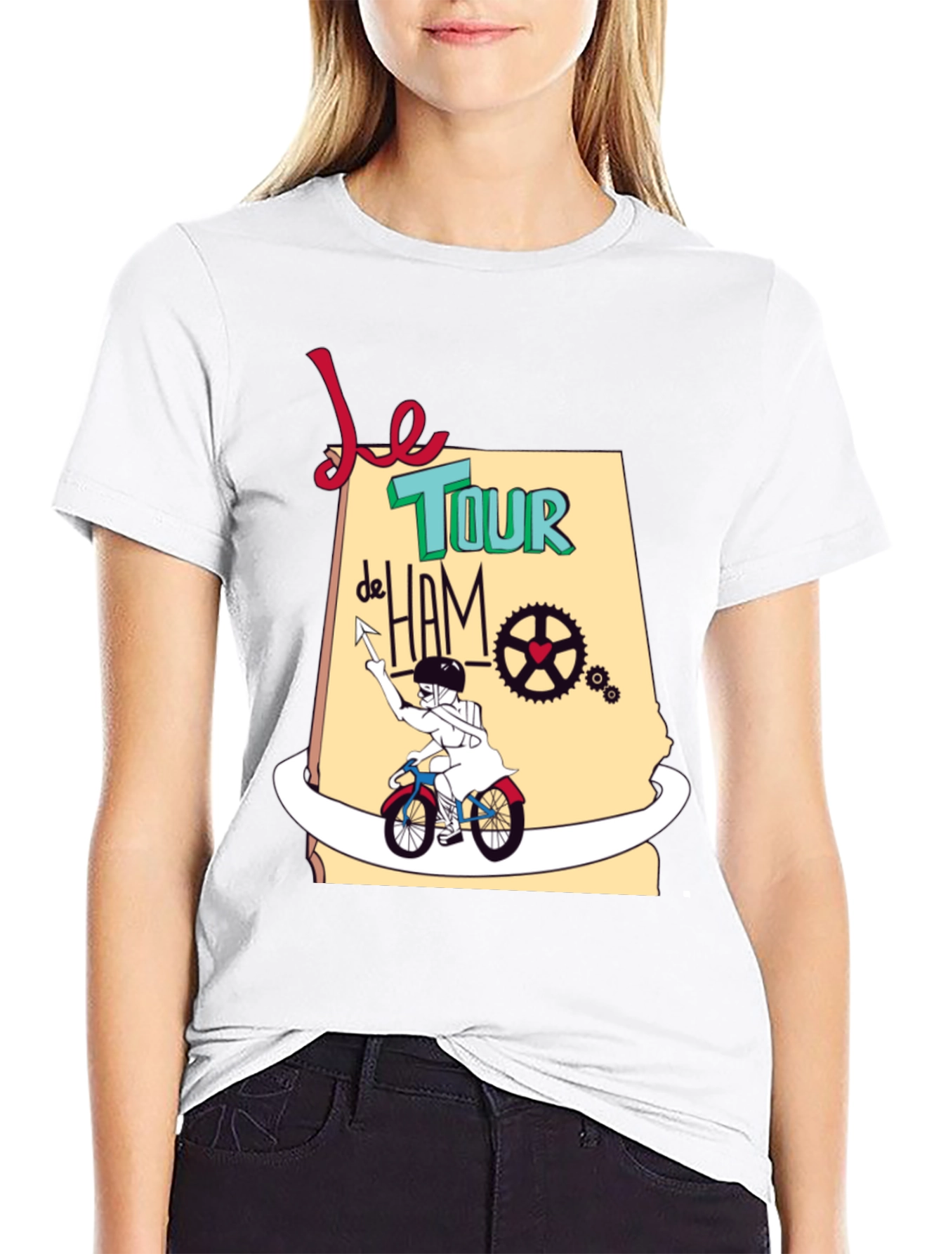 Black Le Tour de Ham Graphic T-Shirt view 9