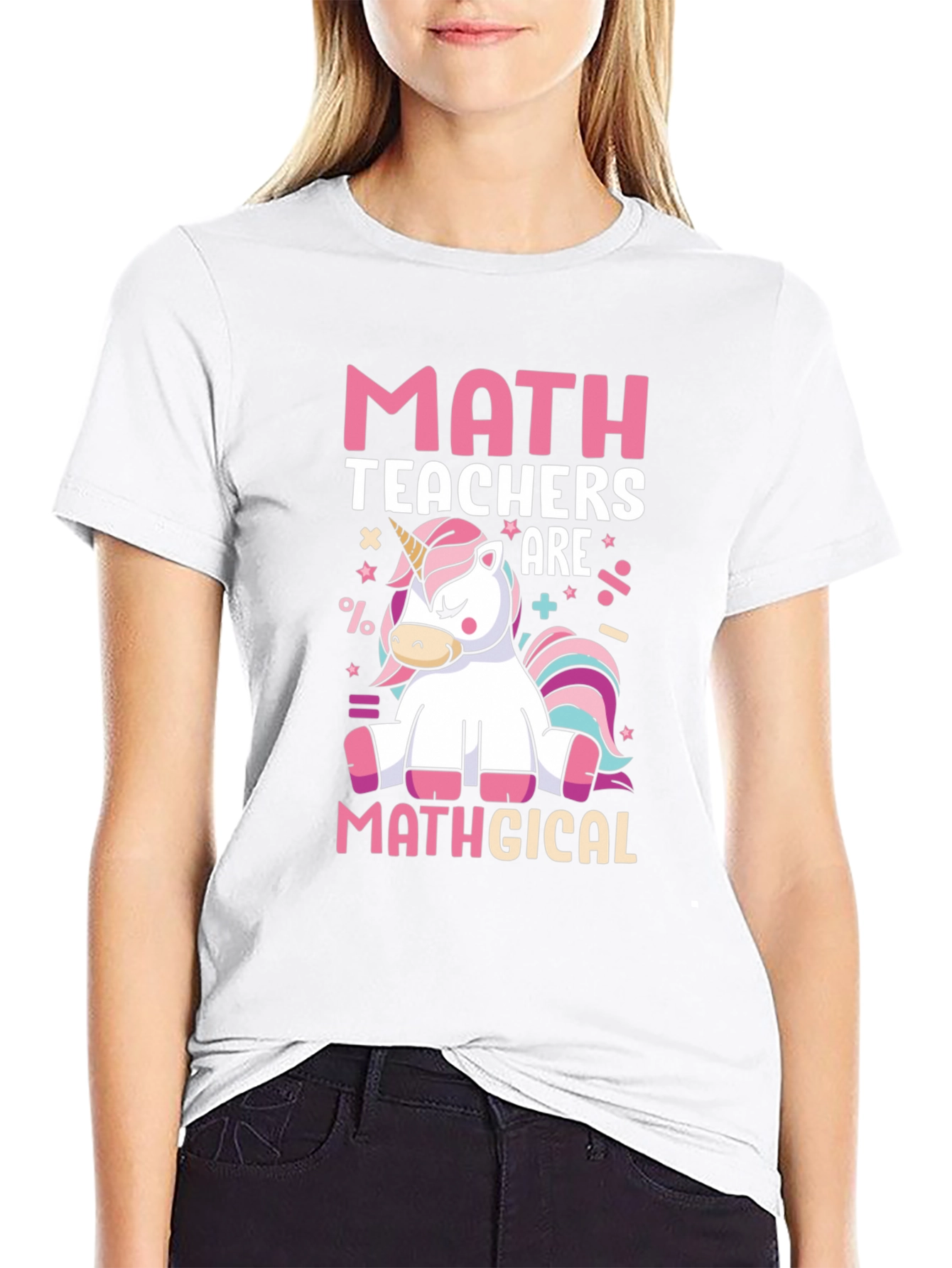Black Math Teachers Mathgical T-Shirt view 9