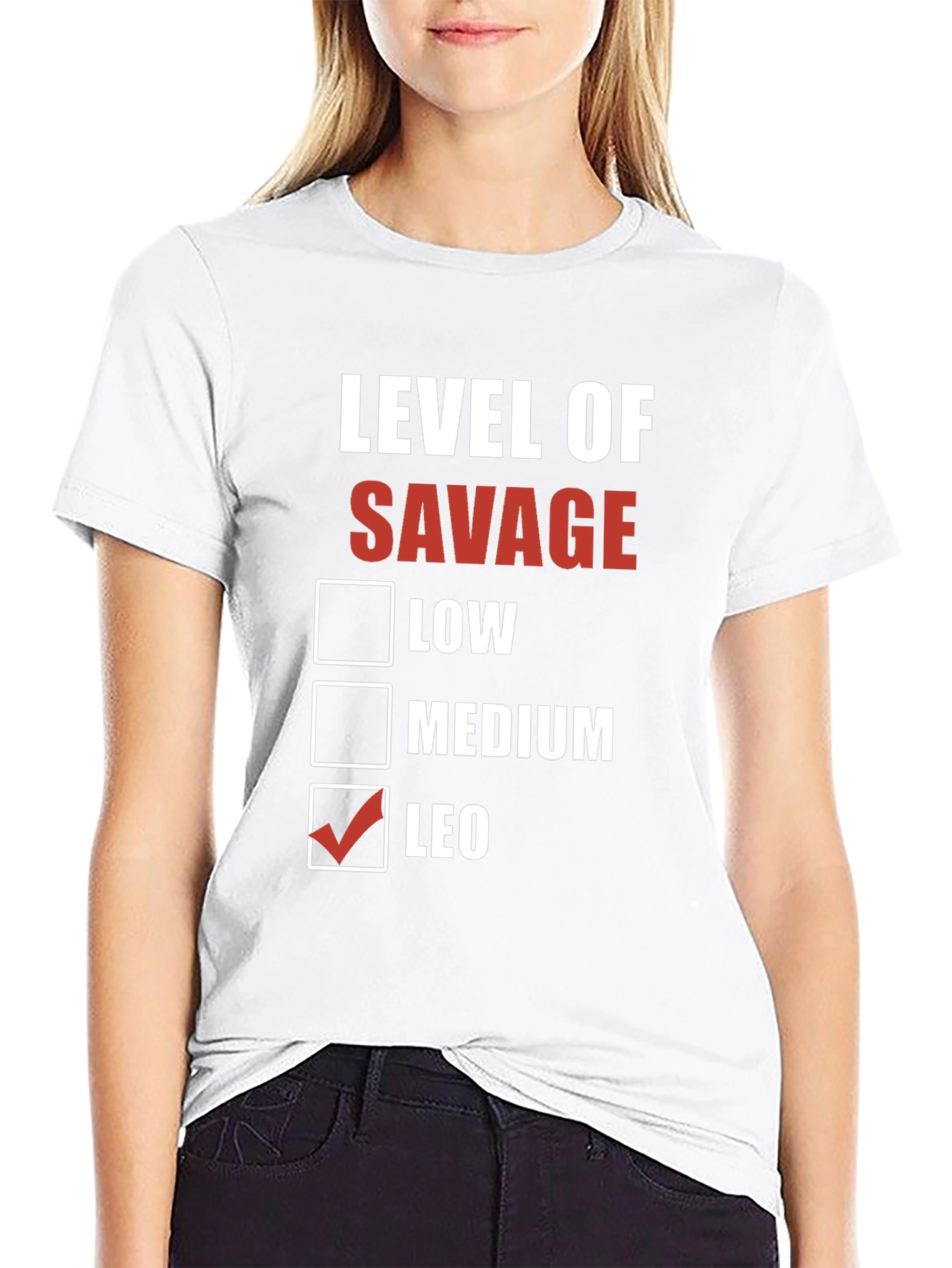Black Level of Savage T-Shirt - Leo Edition view 9