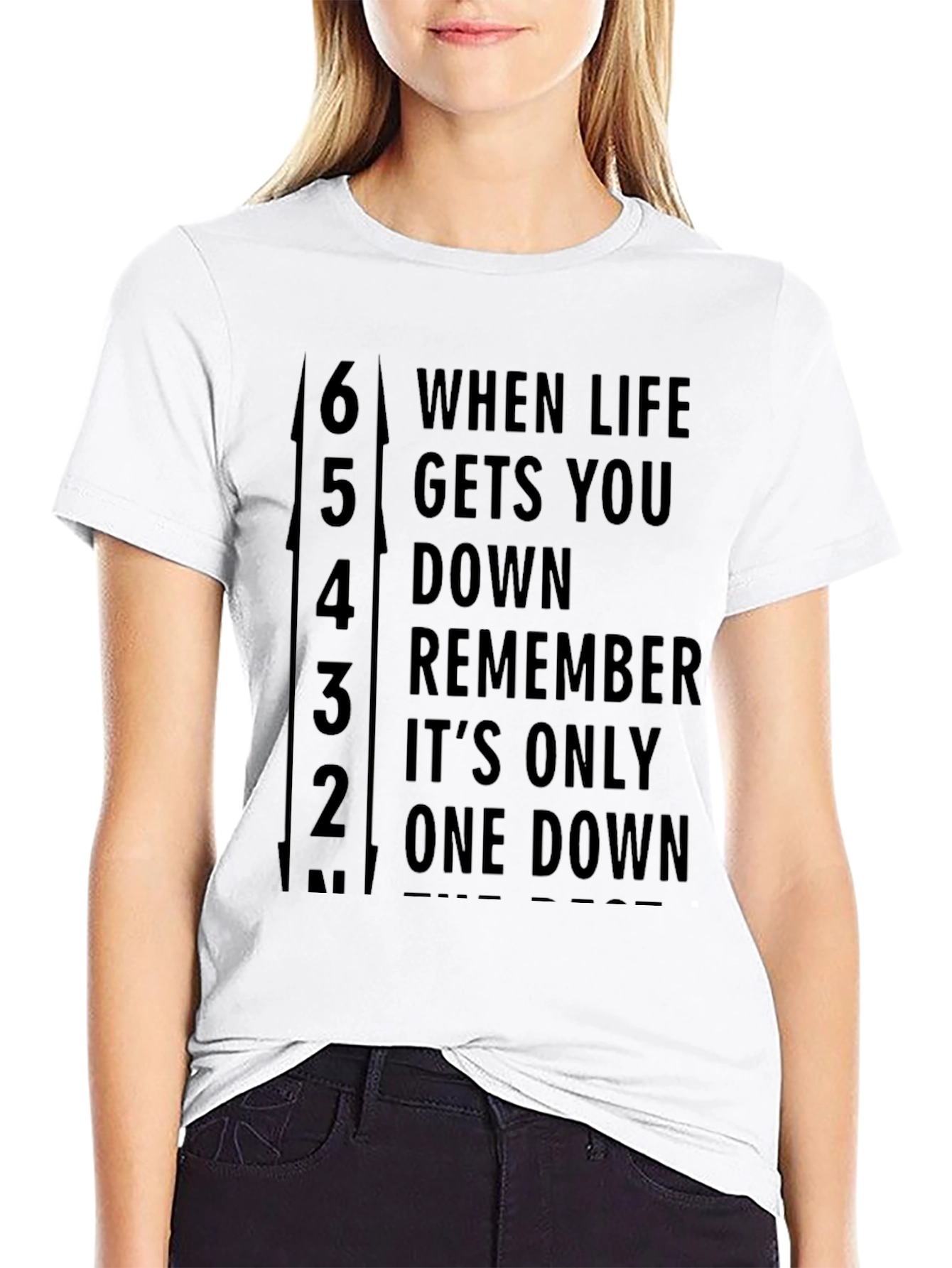 Black Gear Shift Life T-Shirt - When Life Gets You Down view 9