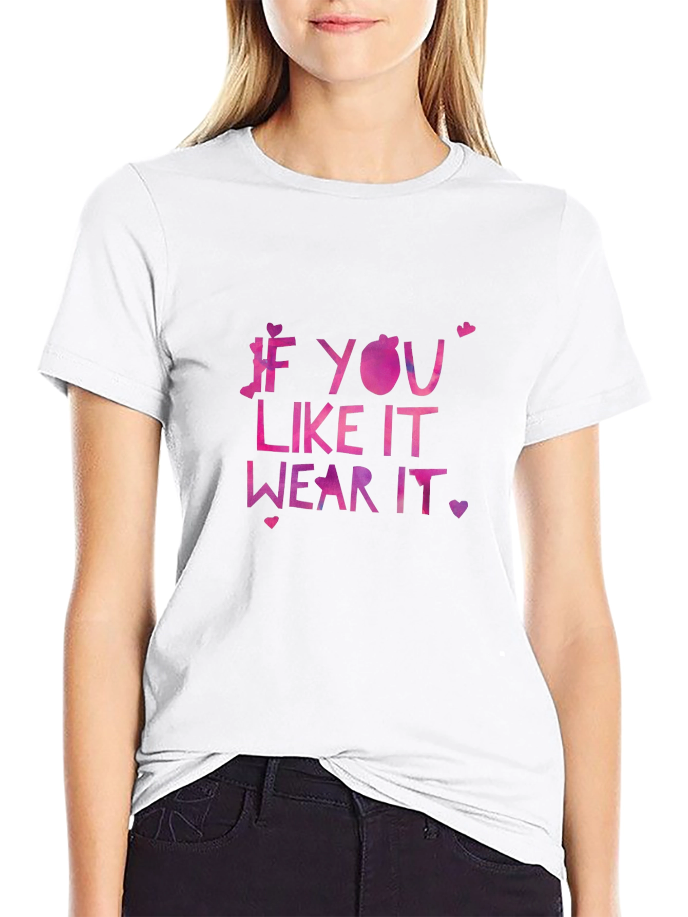 Black If You Like It Wear It T-Shirt - Fun Graphic Tee view 9