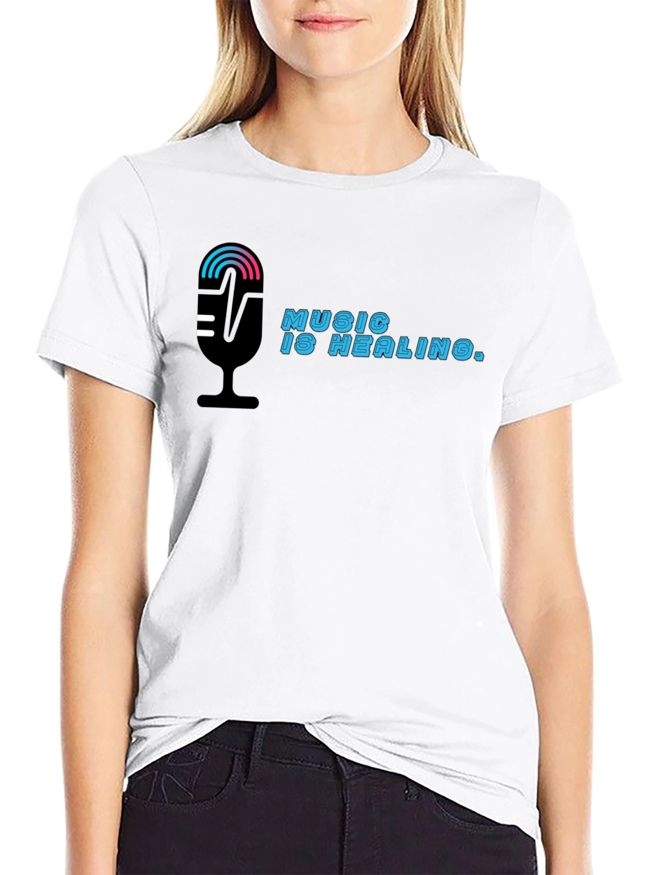 Black Music is Healing Graphic Tee view 9