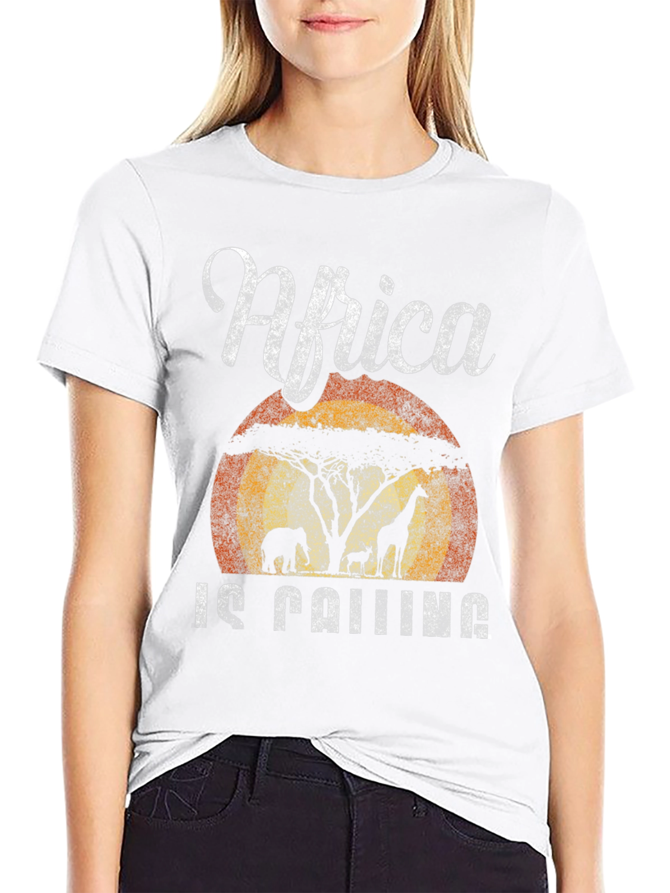 Black Africa Is Calling T-Shirt Safari Design view 9