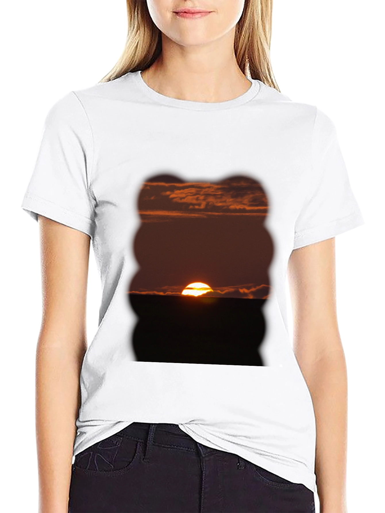 Black Sunset Graphic Tee - Nature Inspired view 9