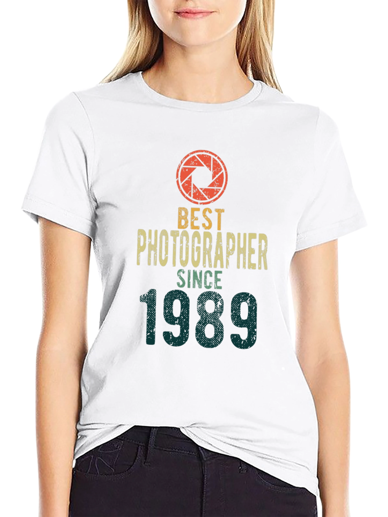 Black Best Photographer Since 1989 T-Shirt view 9