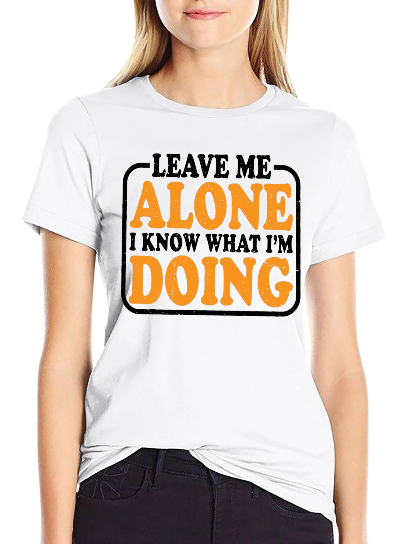 Black Leave Me Alone Graphic Tee - Men's Black T-Shirt view 9
