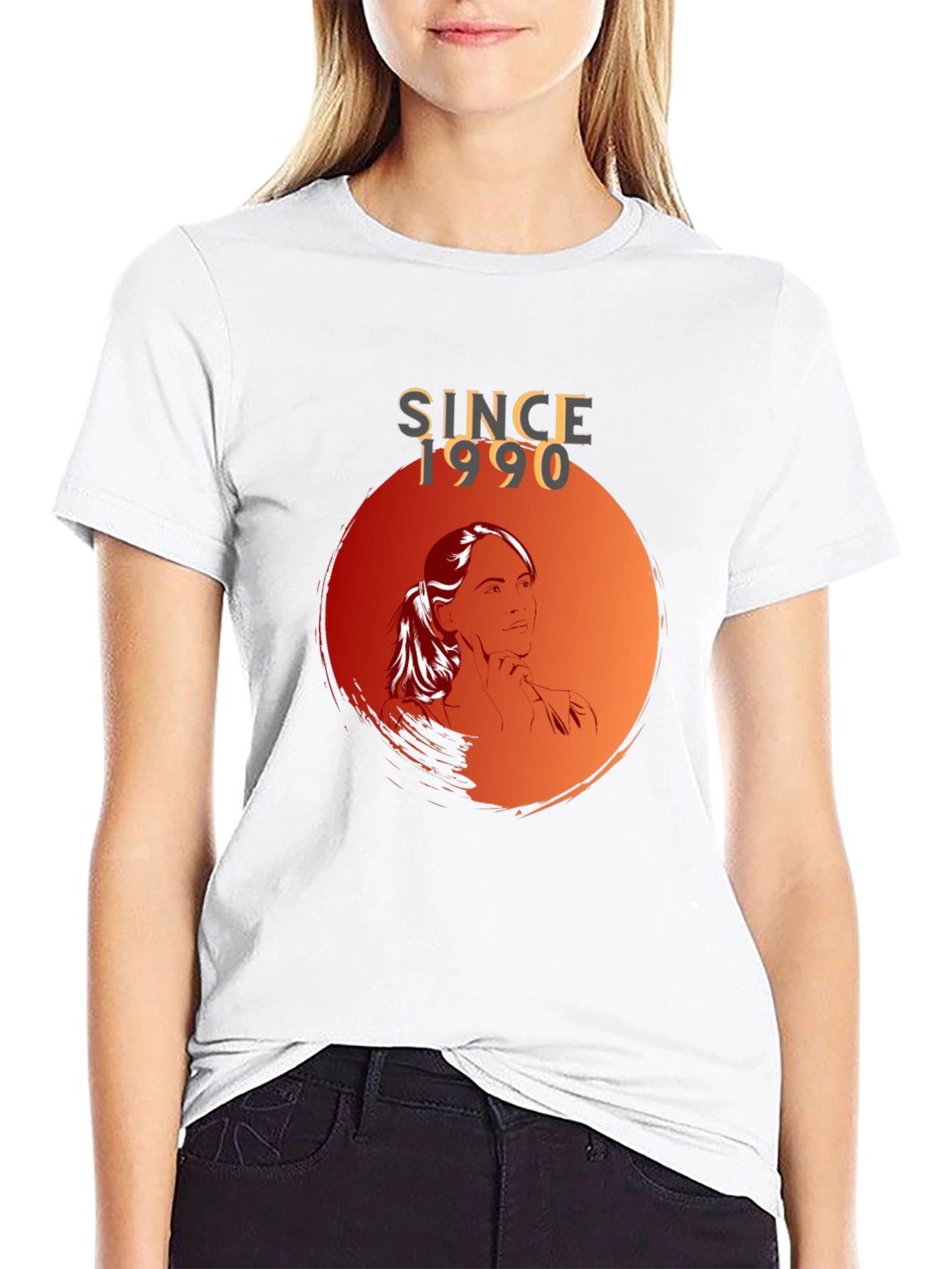 Black Since 1990 Graphic Tee - Stylish Black T-Shirt view 9