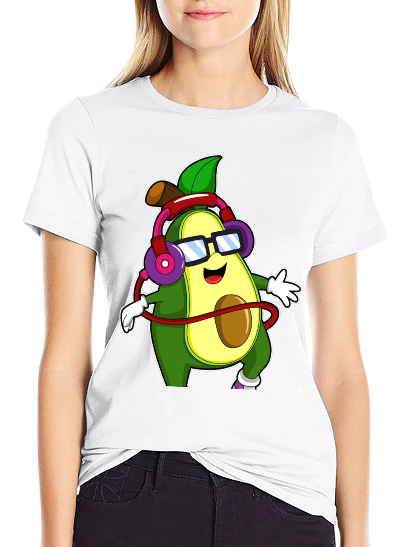 Black Avocado DJ Graphic T-Shirt view 9