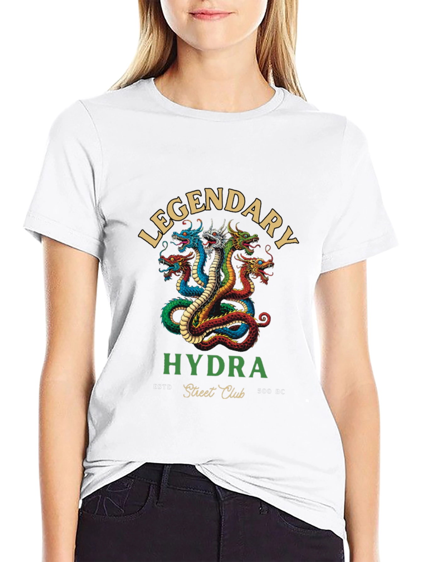 Black Legendary Hydra Street Club T-Shirt view 9