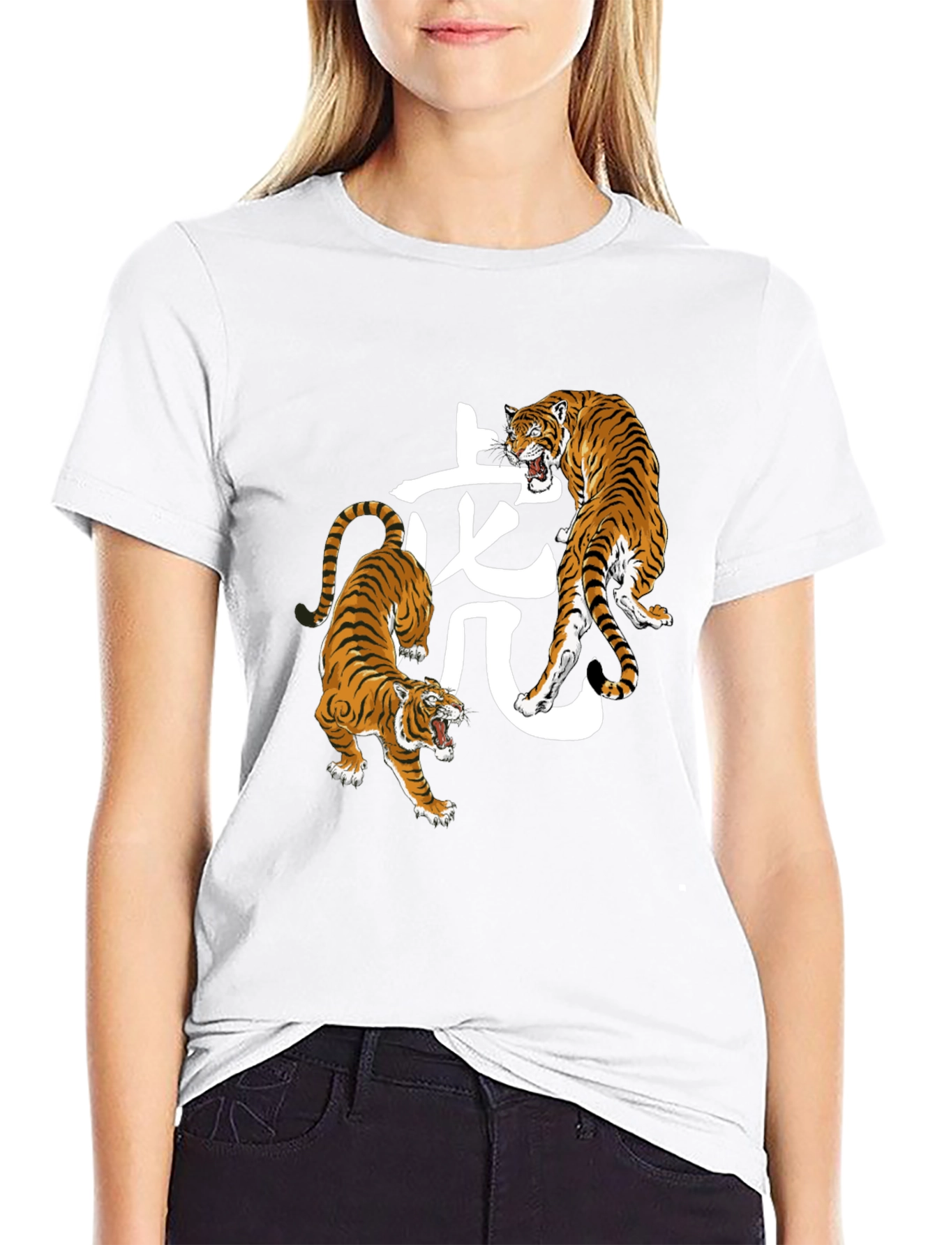 Black Tiger Graphic Tee - Stylish Animal Print Shirt view 9