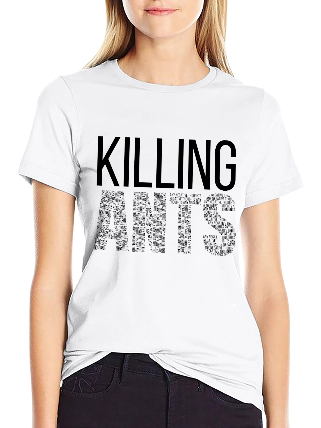 Black Killing Ants Tee - Negative Thought Crushing Power view 9
