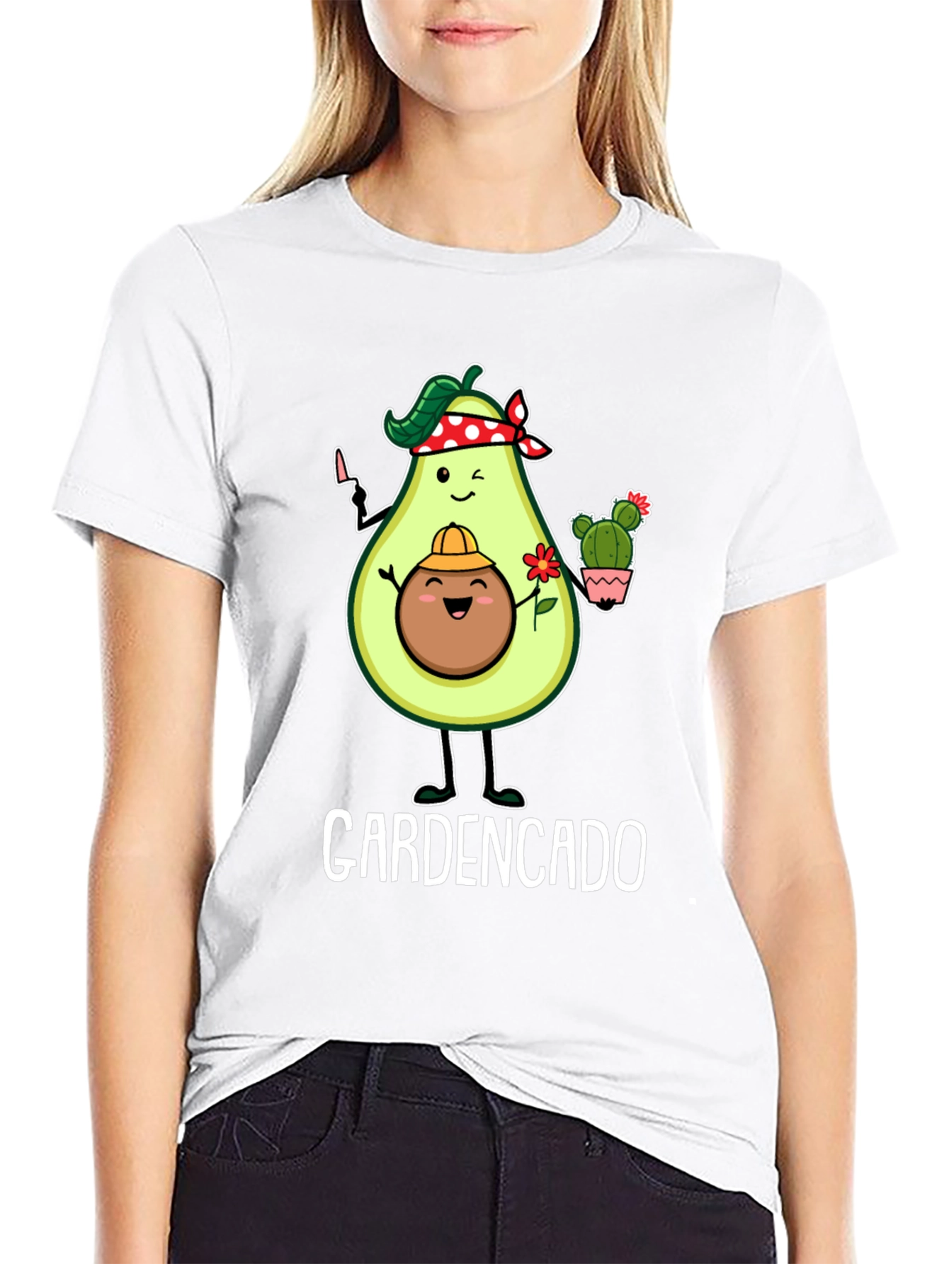 Black Gardencado Avocado Gardener T-Shirt view 9