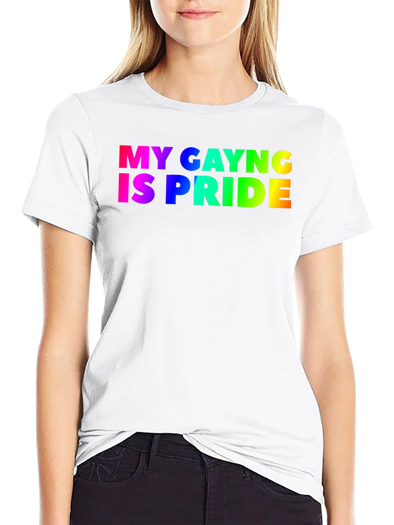 Black My Gayng Is Pride T-Shirt - Black LGBT Tee view 9