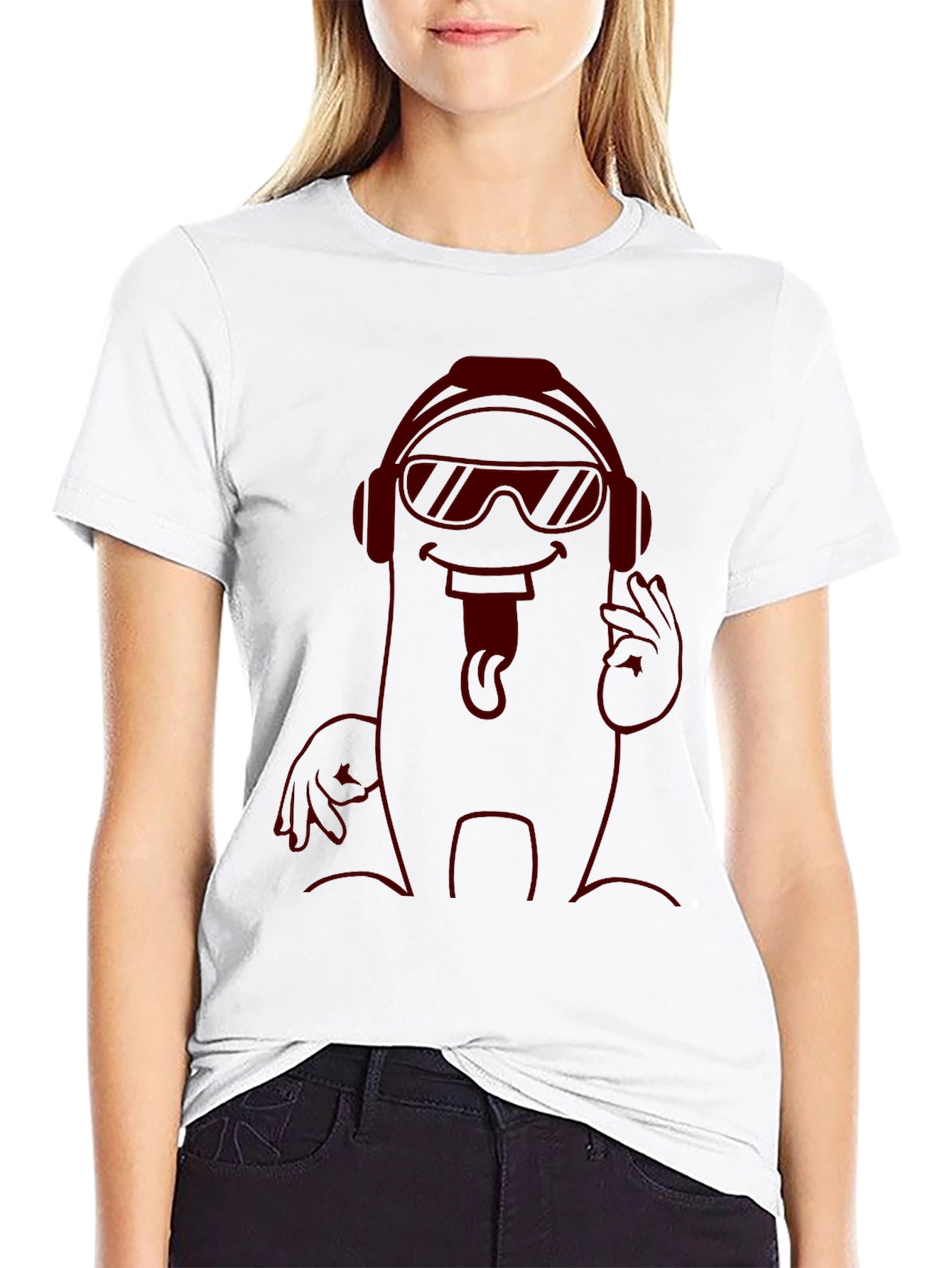 Black Cool Graphic T-Shirt - Black view 9