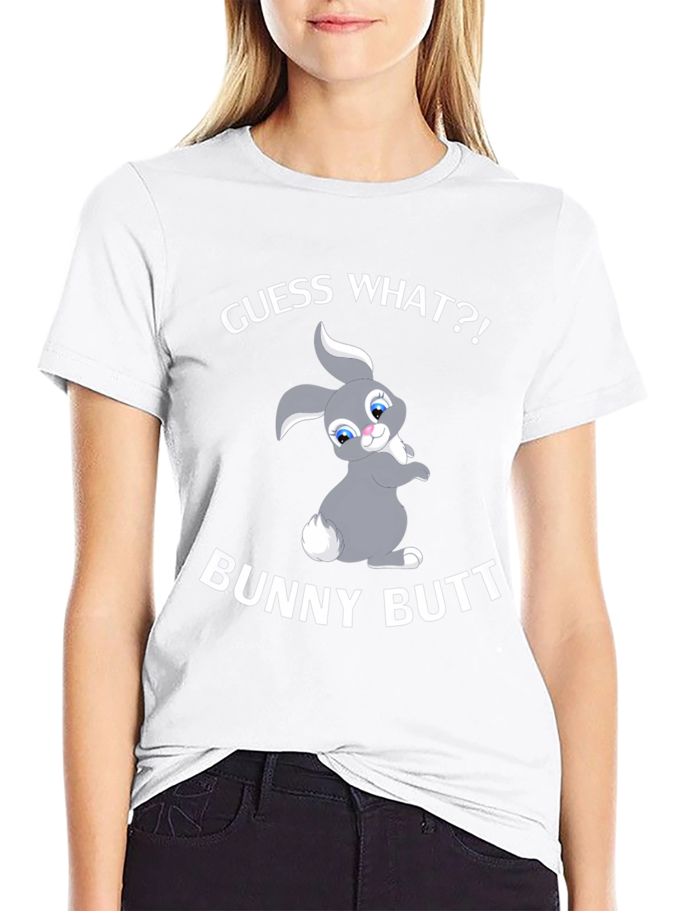 Funny Bunny Butt T-Shirt - 9