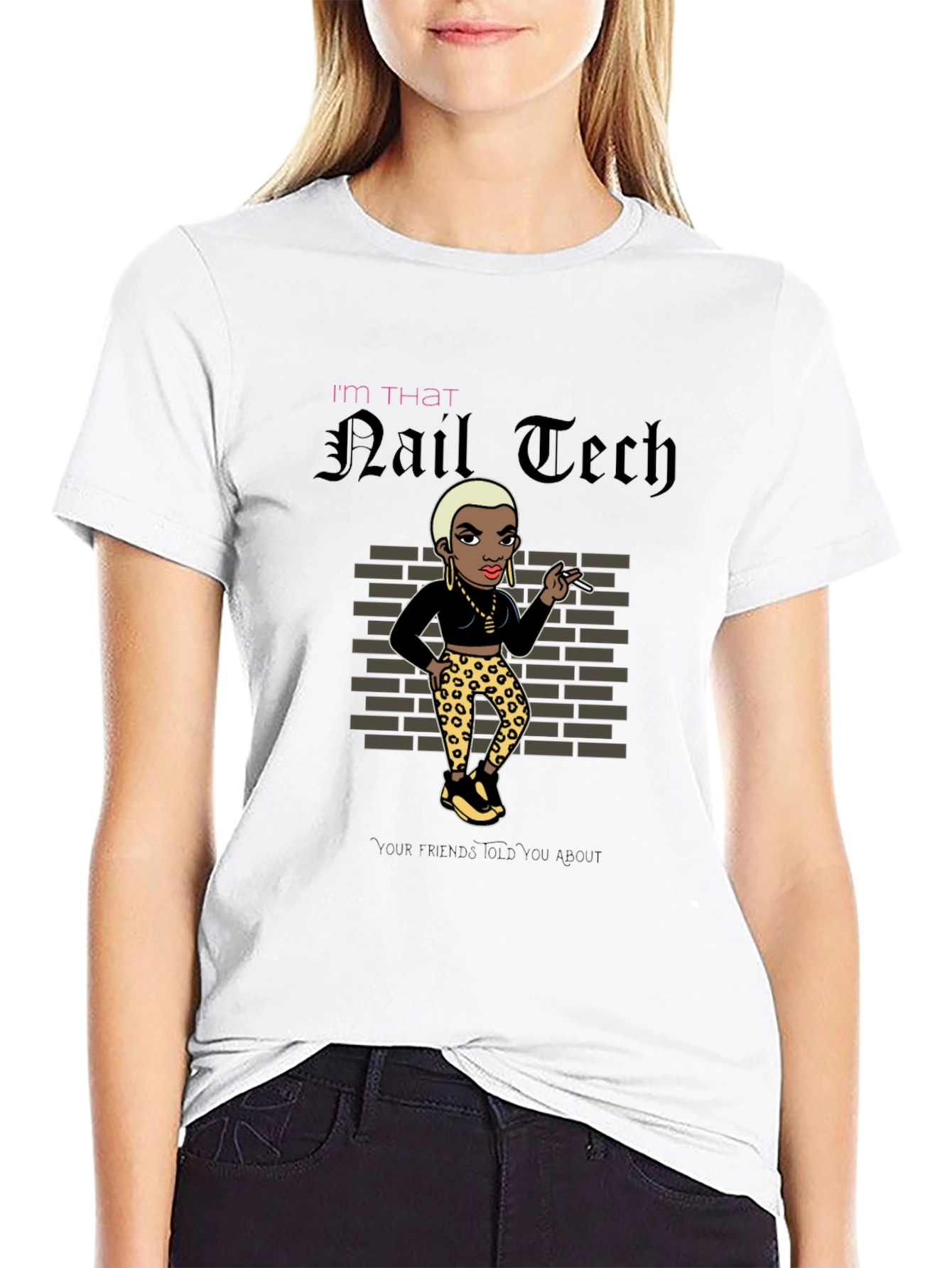 I'm That Nail Tech Black T-Shirt - 9