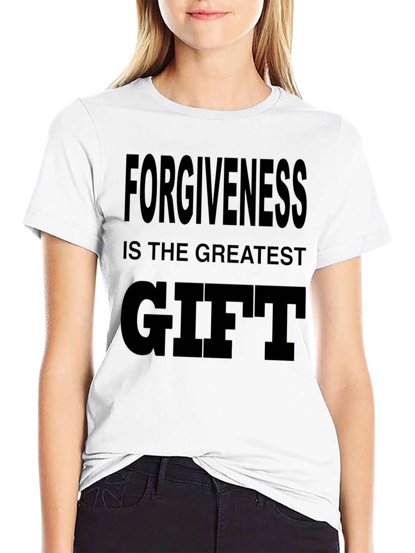 Black Forgiveness is the Greatest Gift T-Shirt view 9