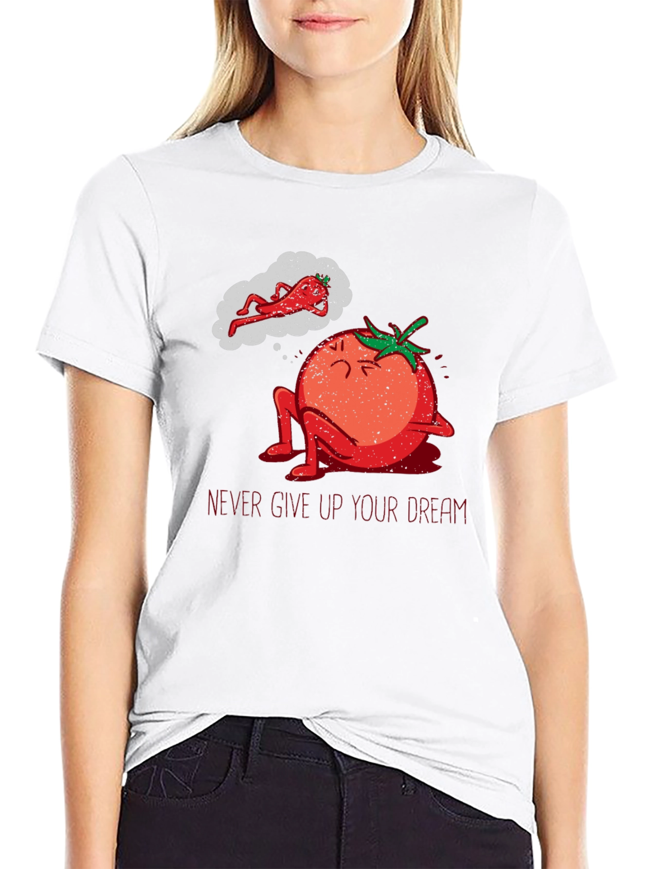 Black Tomato Dreamer Graphic T-Shirt - Never Give Up! view 9