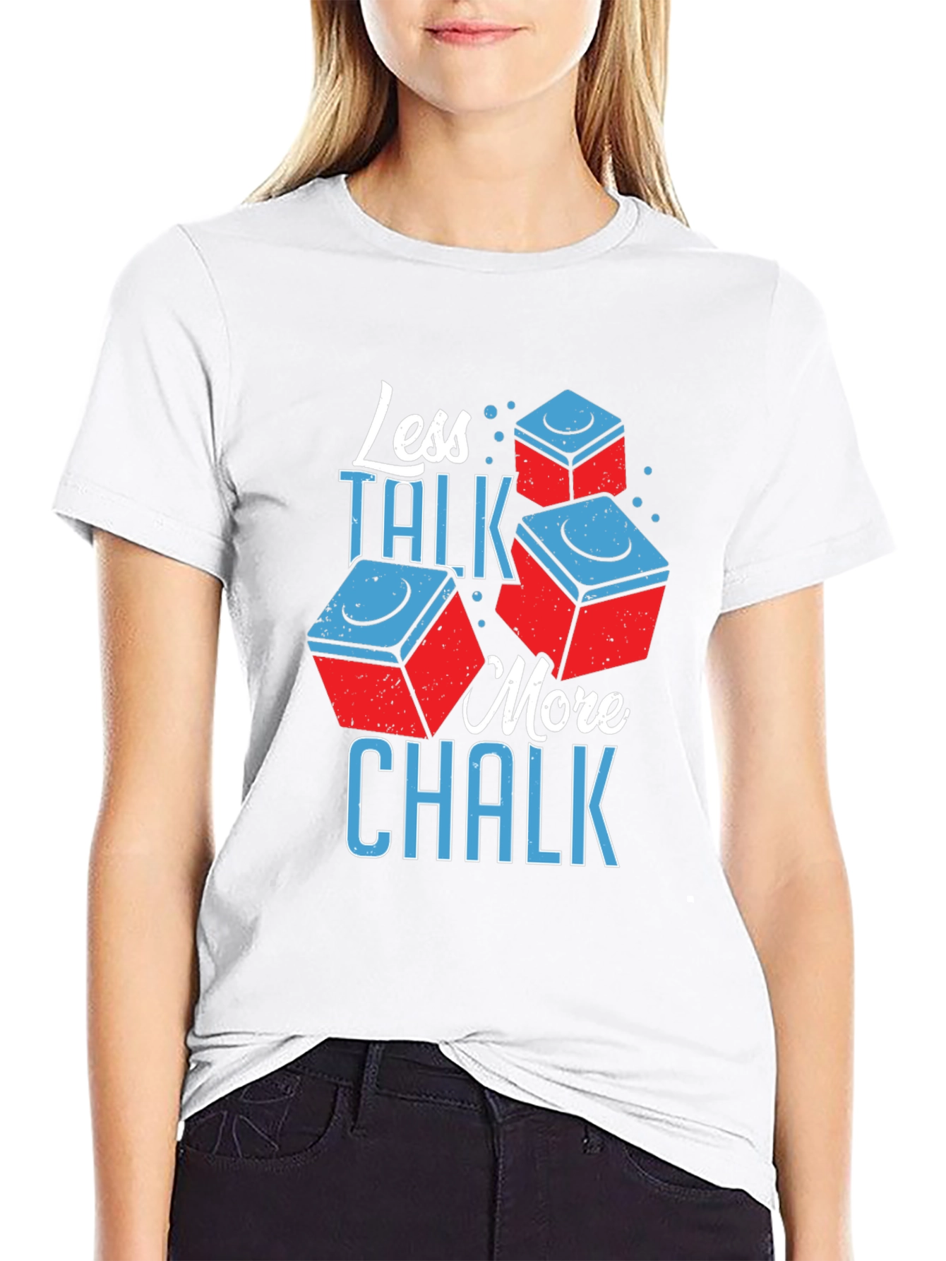 Less Talk More Chalk T-Shirt Pool Billiards  - 9