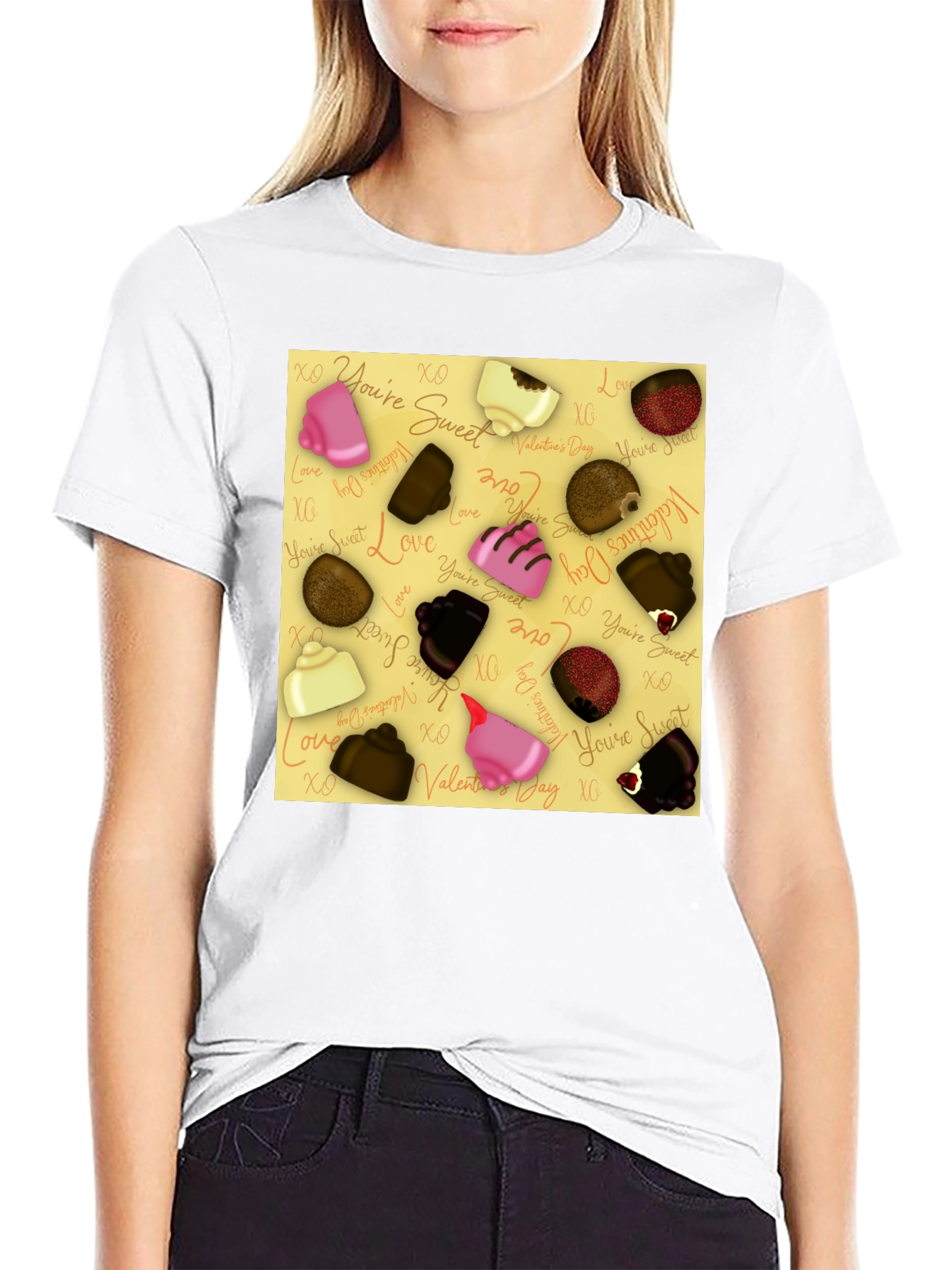 Black Sweet Treat T-Shirt: Chocolate Lover's Delight view 9