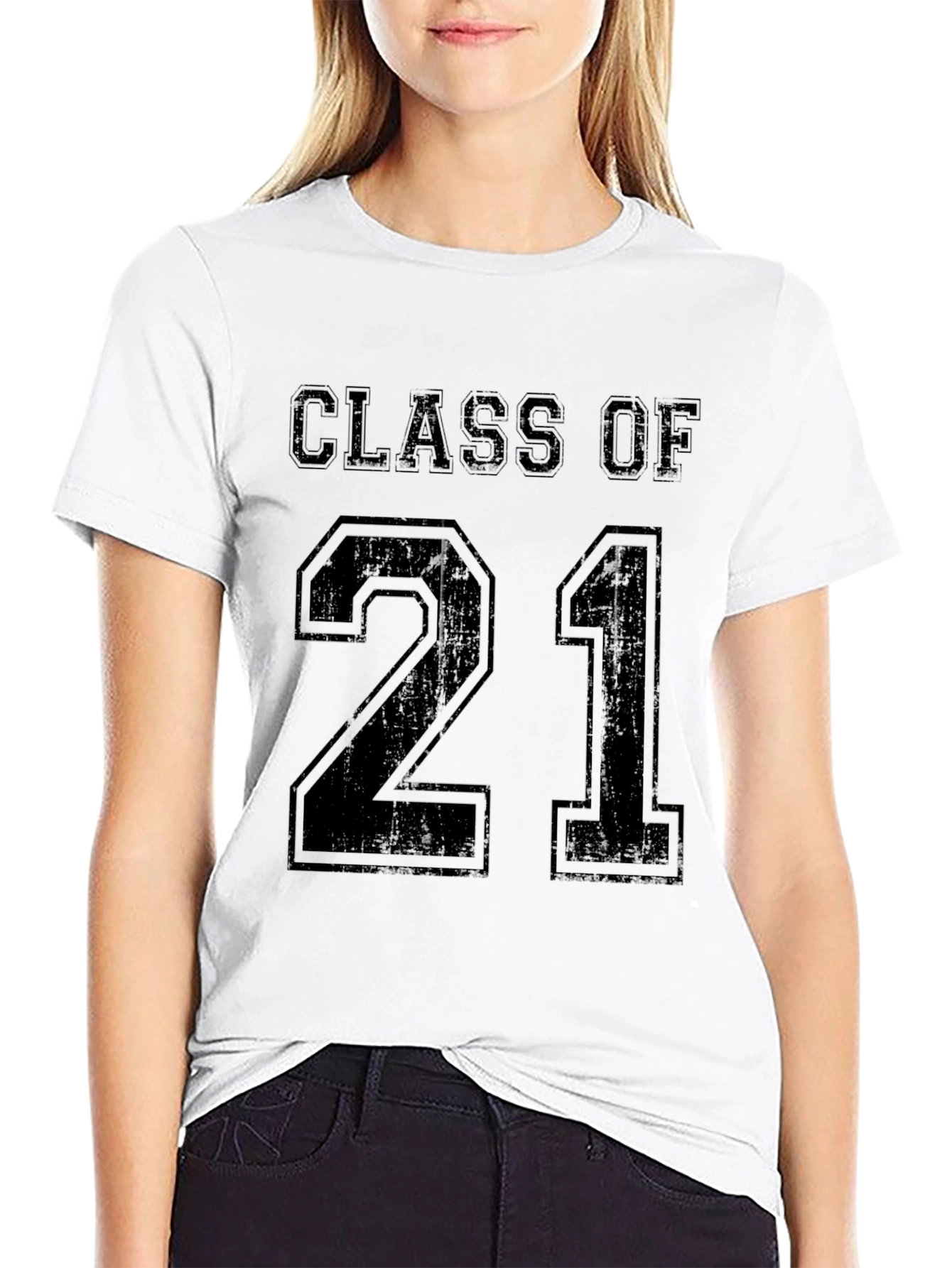 Black Class of 2021 Graphic T-Shirt view 9