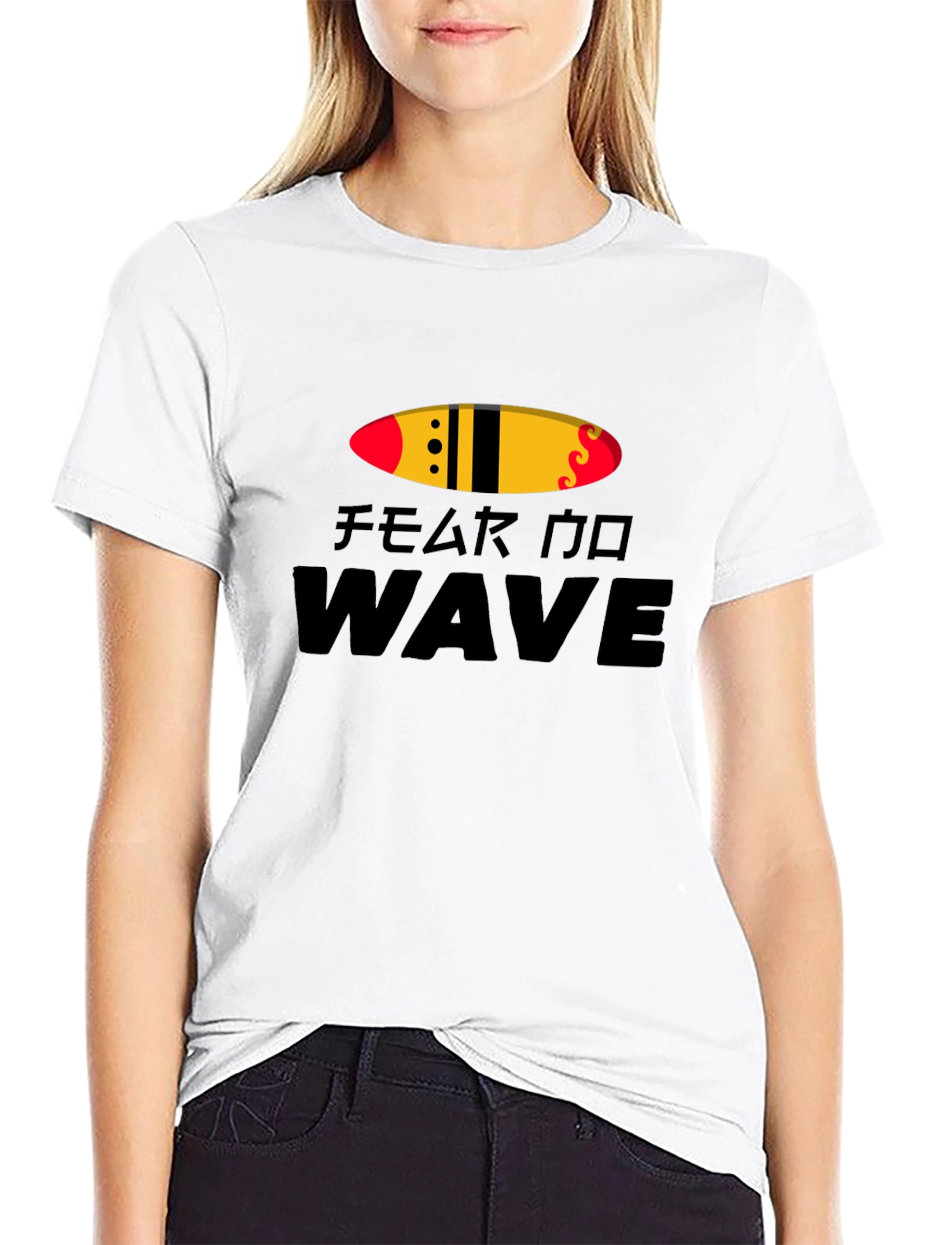 Fear No Wave Graphic Tee - Surfer Style - 9