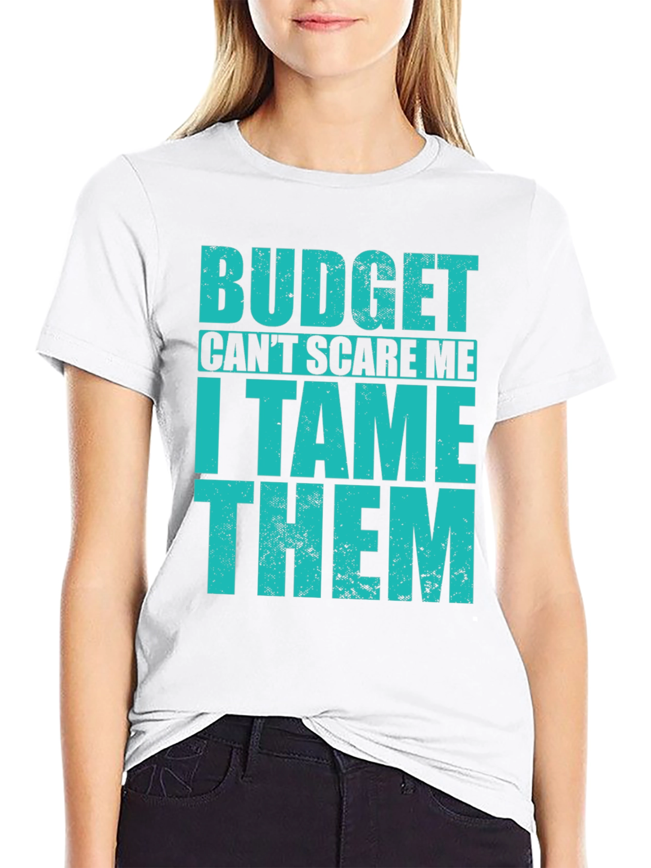 Black Budget Tamer T-Shirt - Funny Finance Tee view 9