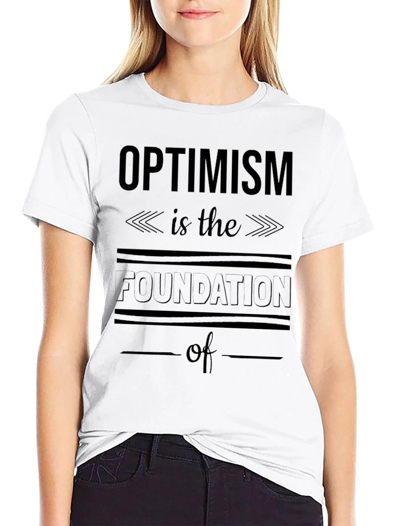 Black Optimism Foundation Graphic Tee - Unisex Black T-Shirt view 9