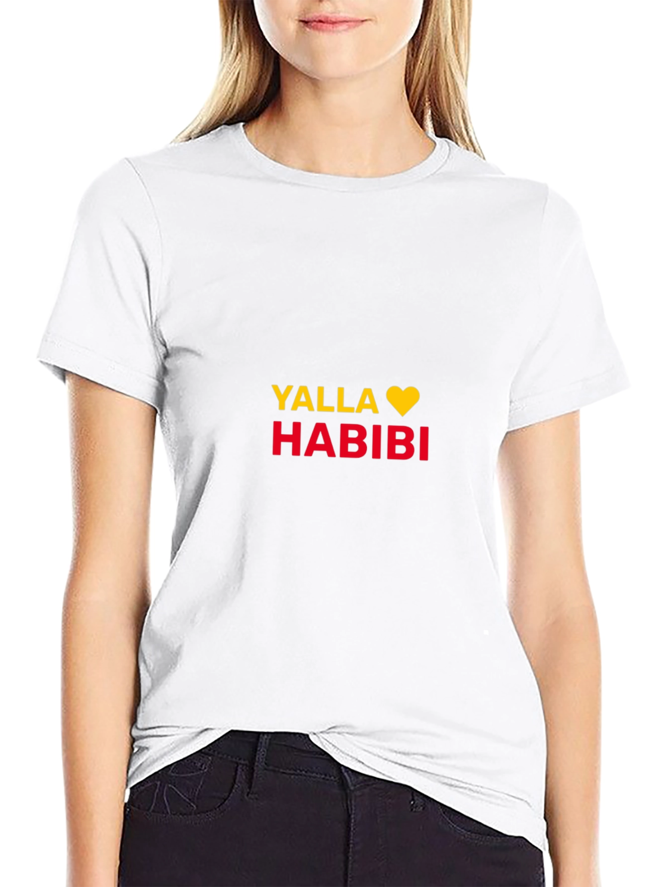 Black Yalla Habibi Graphic Tee view 9