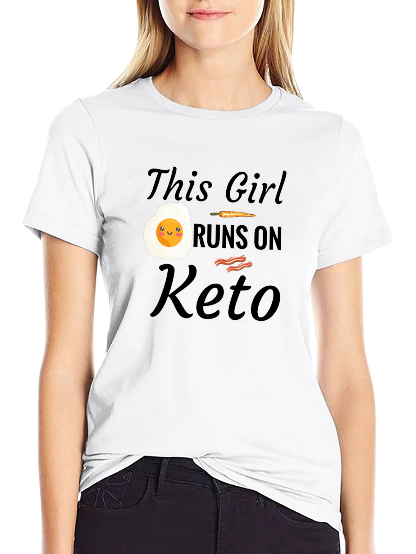 This Girl Runs on Keto T-Shirt - 9