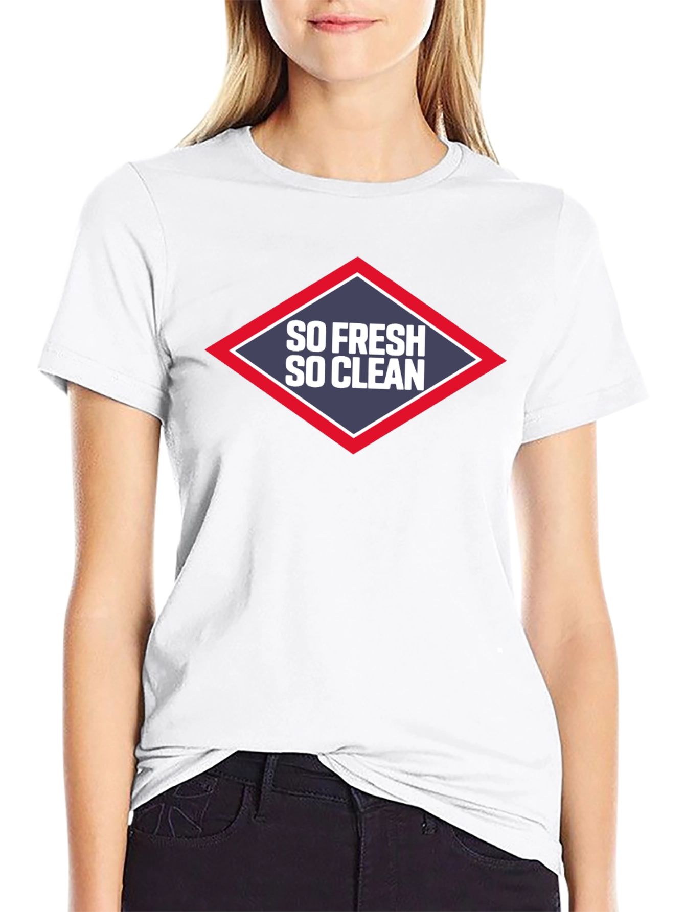 Black So Fresh So Clean Graphic Tee - Classic Black T-Shirt view 9