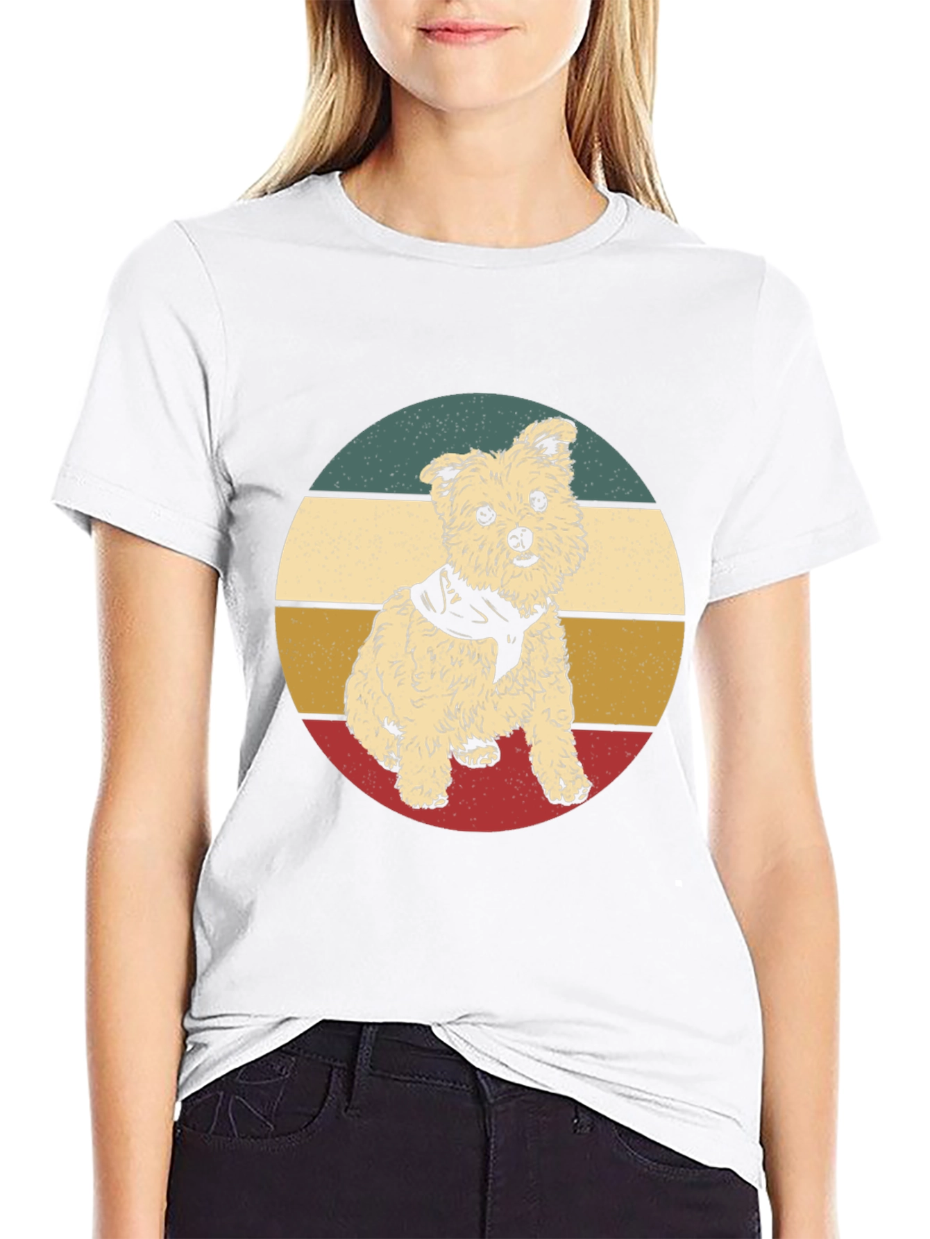 Retro Dog Graphic Tee - Vintage Style T-Shirt - 9