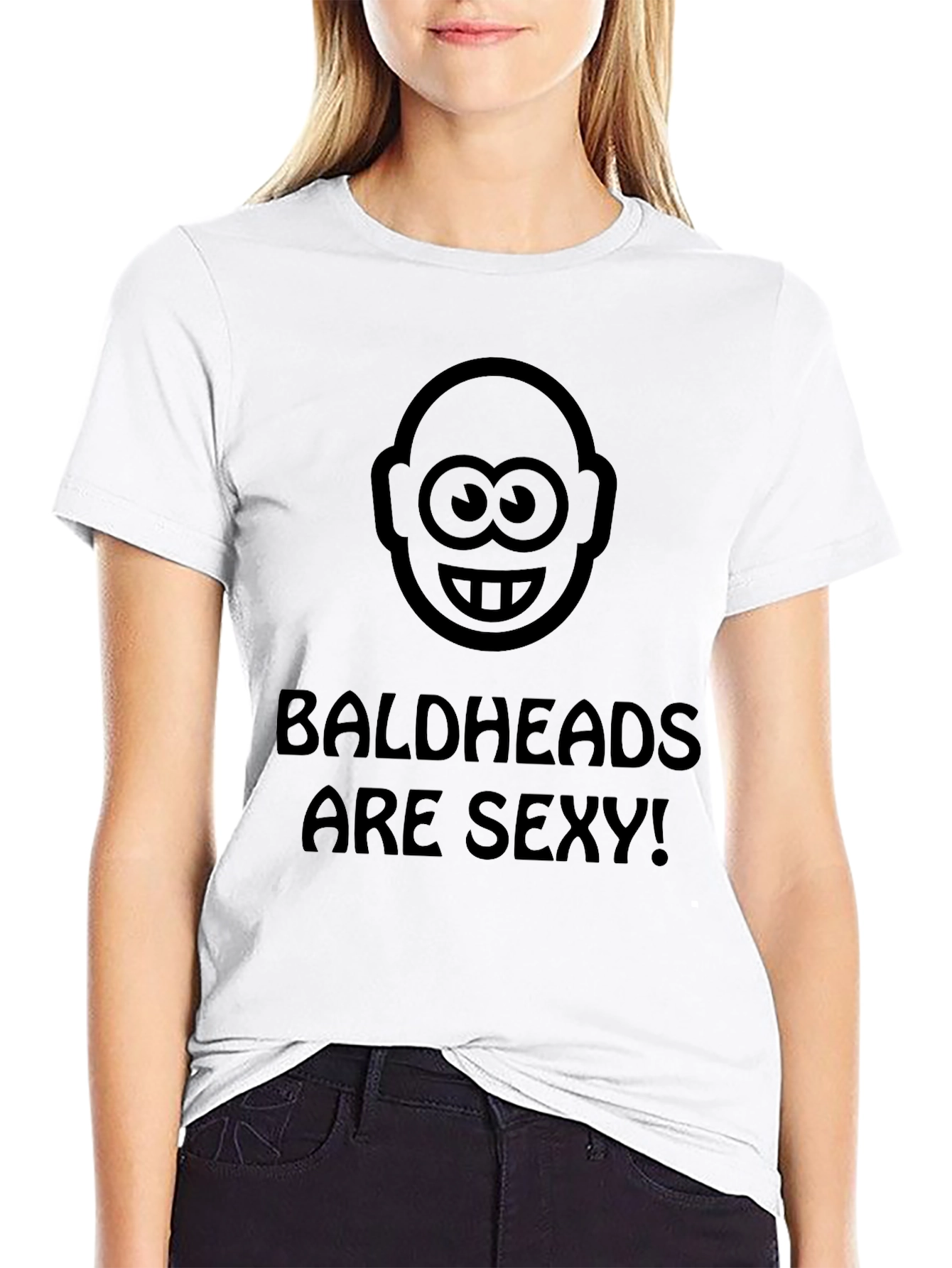 Black Baldheads Are Sexy! Graphic T-Shirt view 9