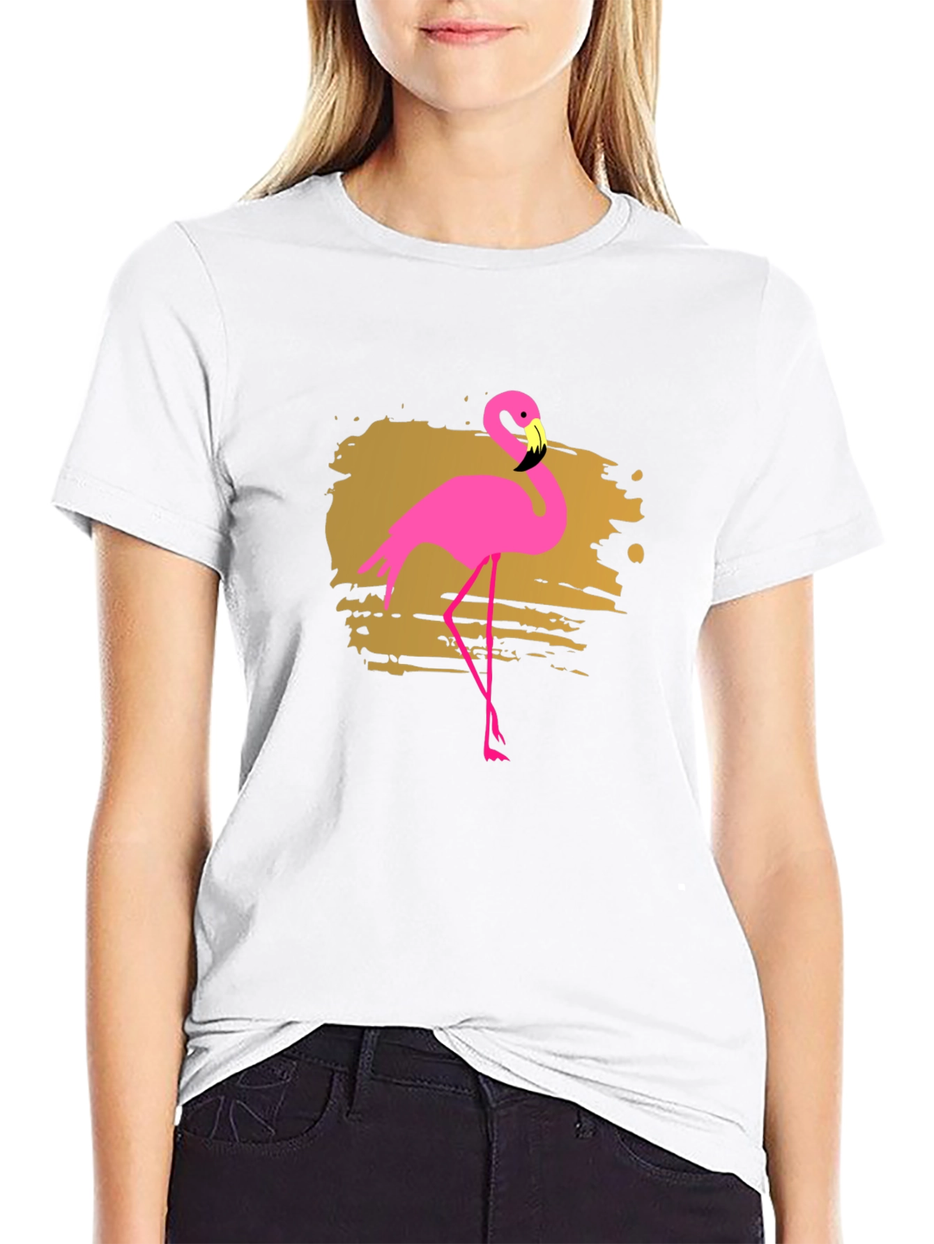 Black Flamingo Graphic Tee - 9