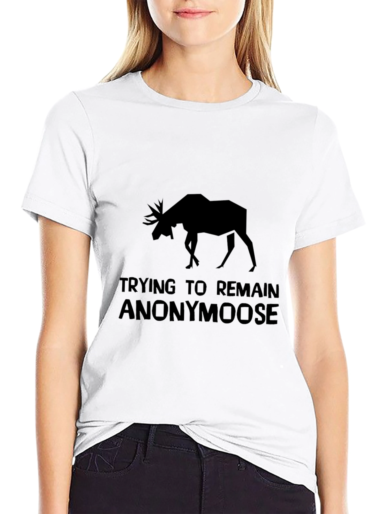 Black Anonymoose Black Graphic Tee view 9