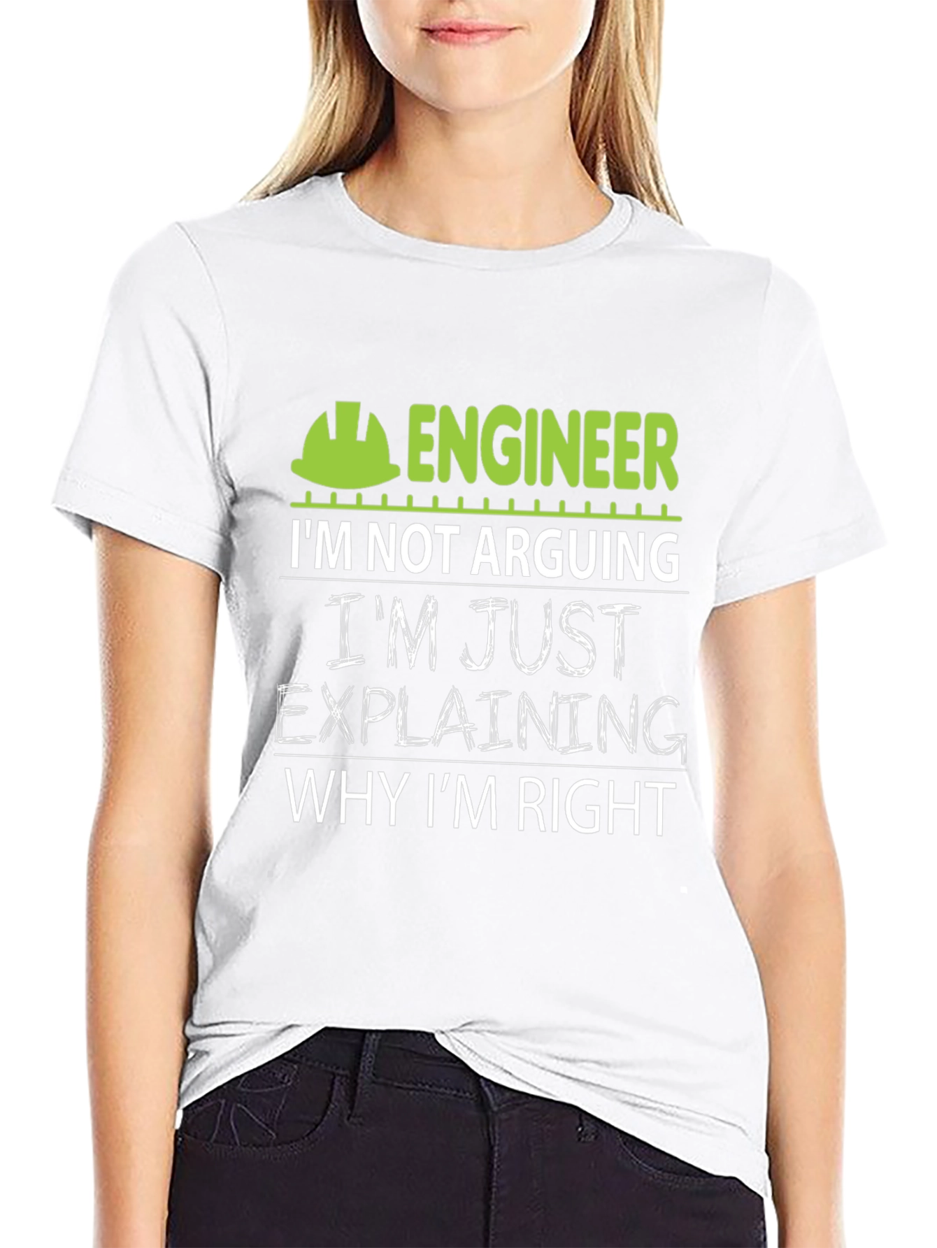 Black Engineer Explaining Humor T-Shirt view 9