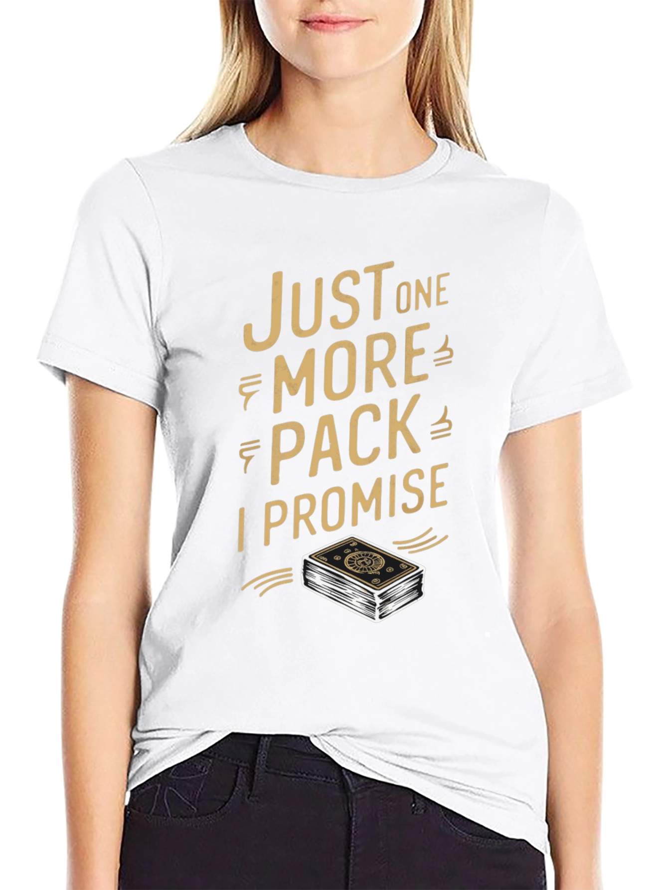 Just One More Pack T-Shirt - Funny Card Player Tee - 9