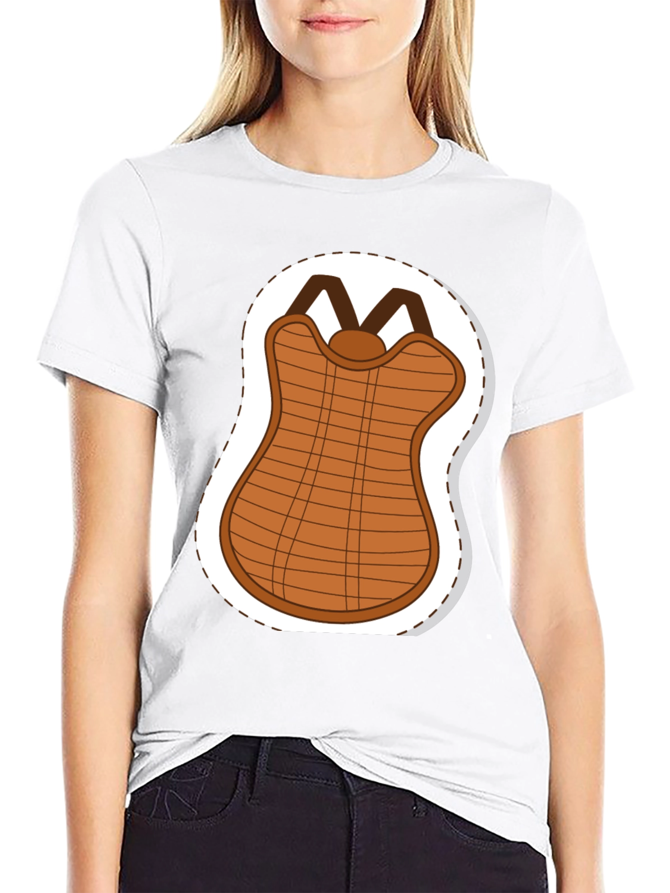 Black Baseball Catcher T-Shirt view 9
