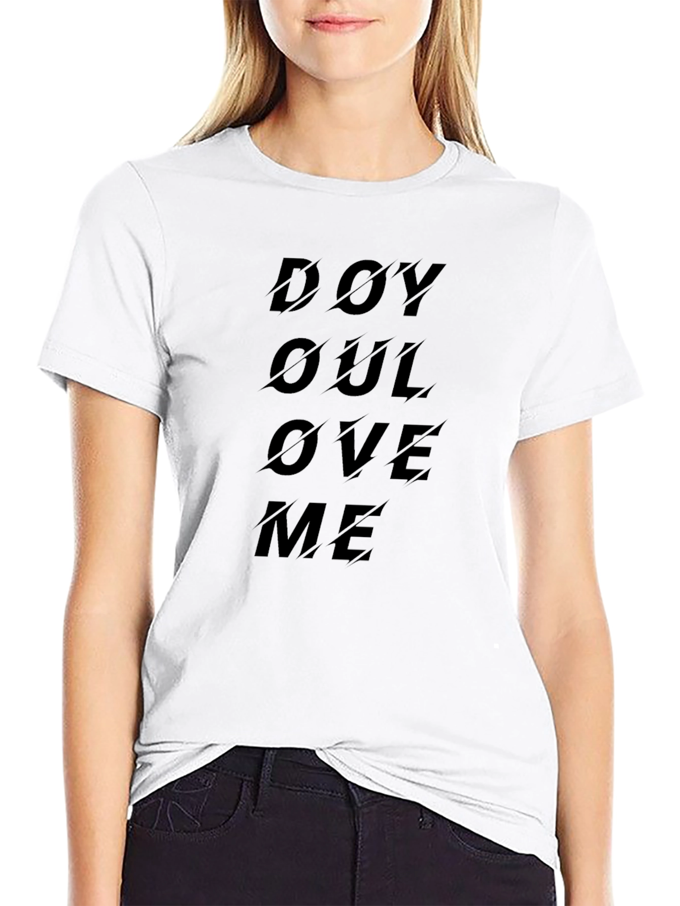 Black Do You Love Me? Graphic Tee - Black T-Shirt view 9